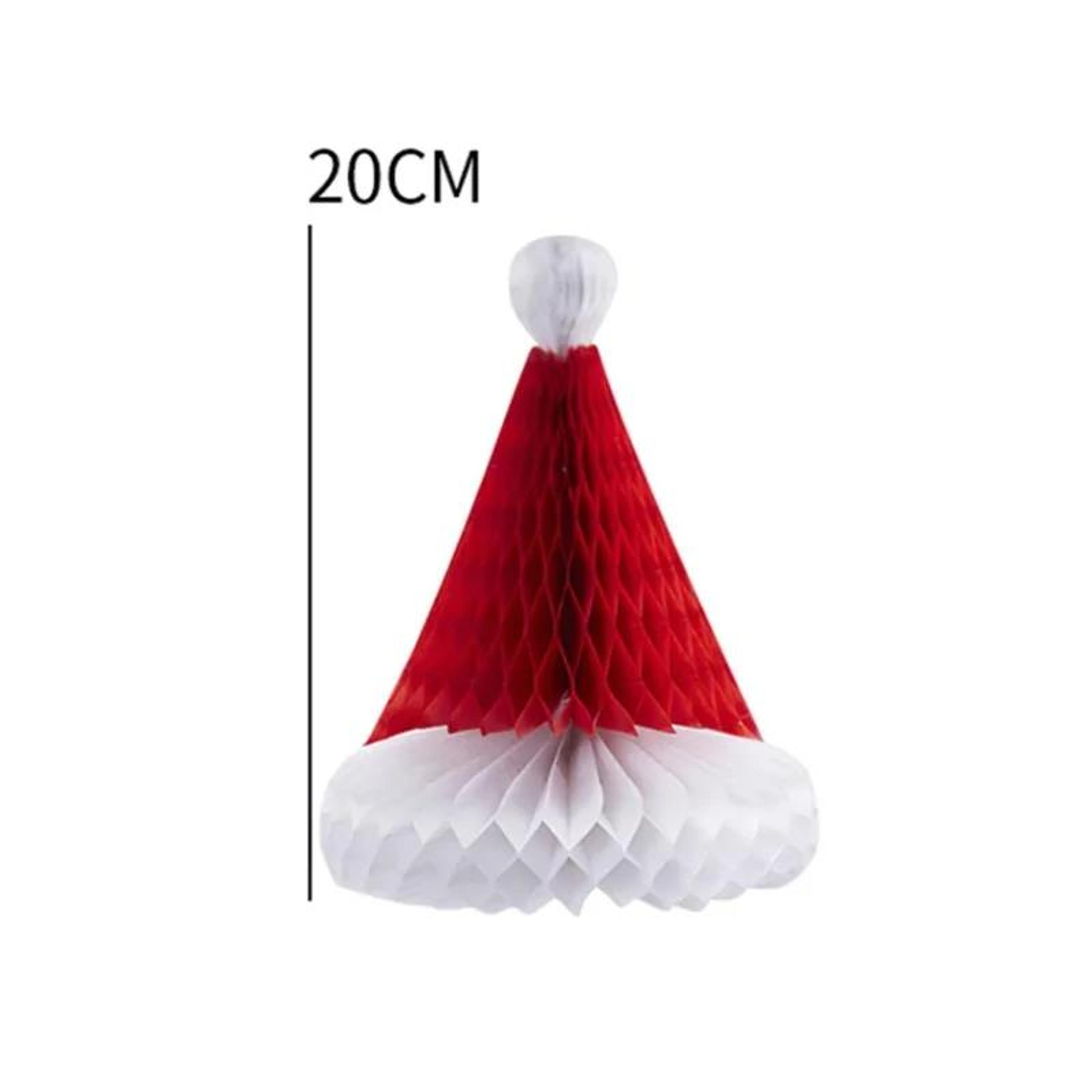 Tree Hat Honeycomb Ball Christmas Decoration Hanging Party Supplies Shopping Mall Window Ceiling De 2