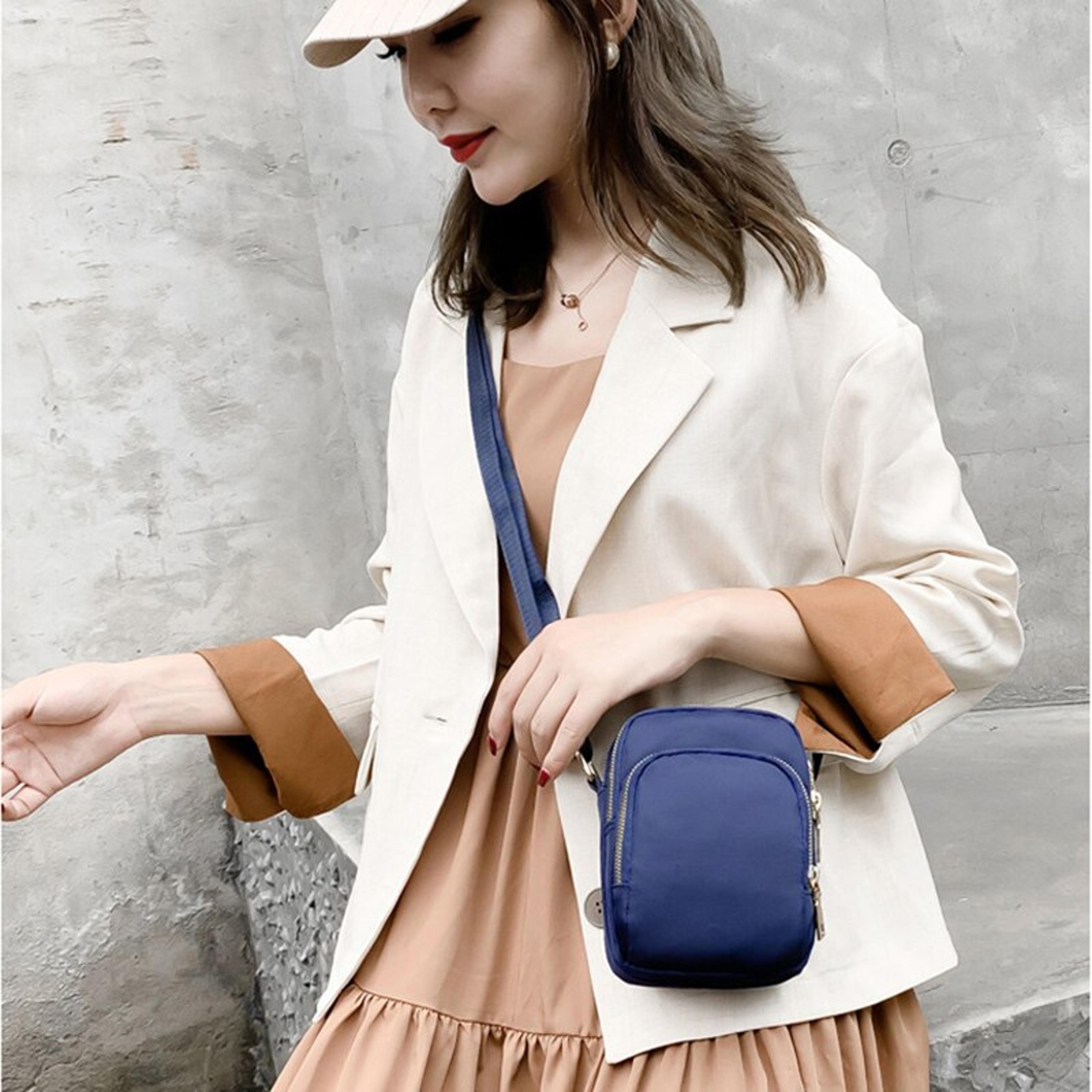 Crossbody Zipper Women Bag Waterproof Shoulder Bag Lady Female Handbag Mobile Phone Pouch Wrist Pur 2