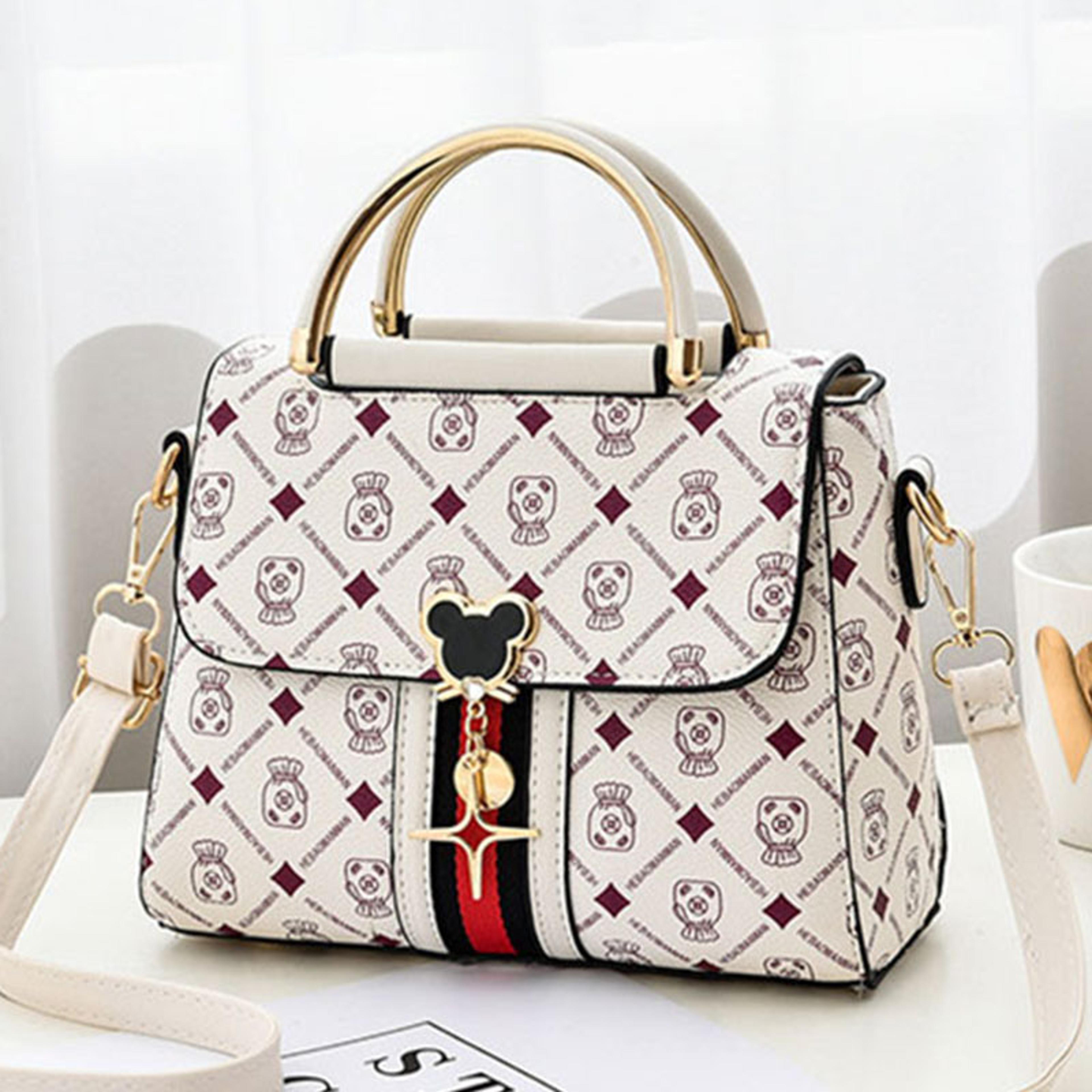 Tote Luxury Designer Handbag Women Handbags Leather New Shoulder Bag Women Printed Monogram Single  4
