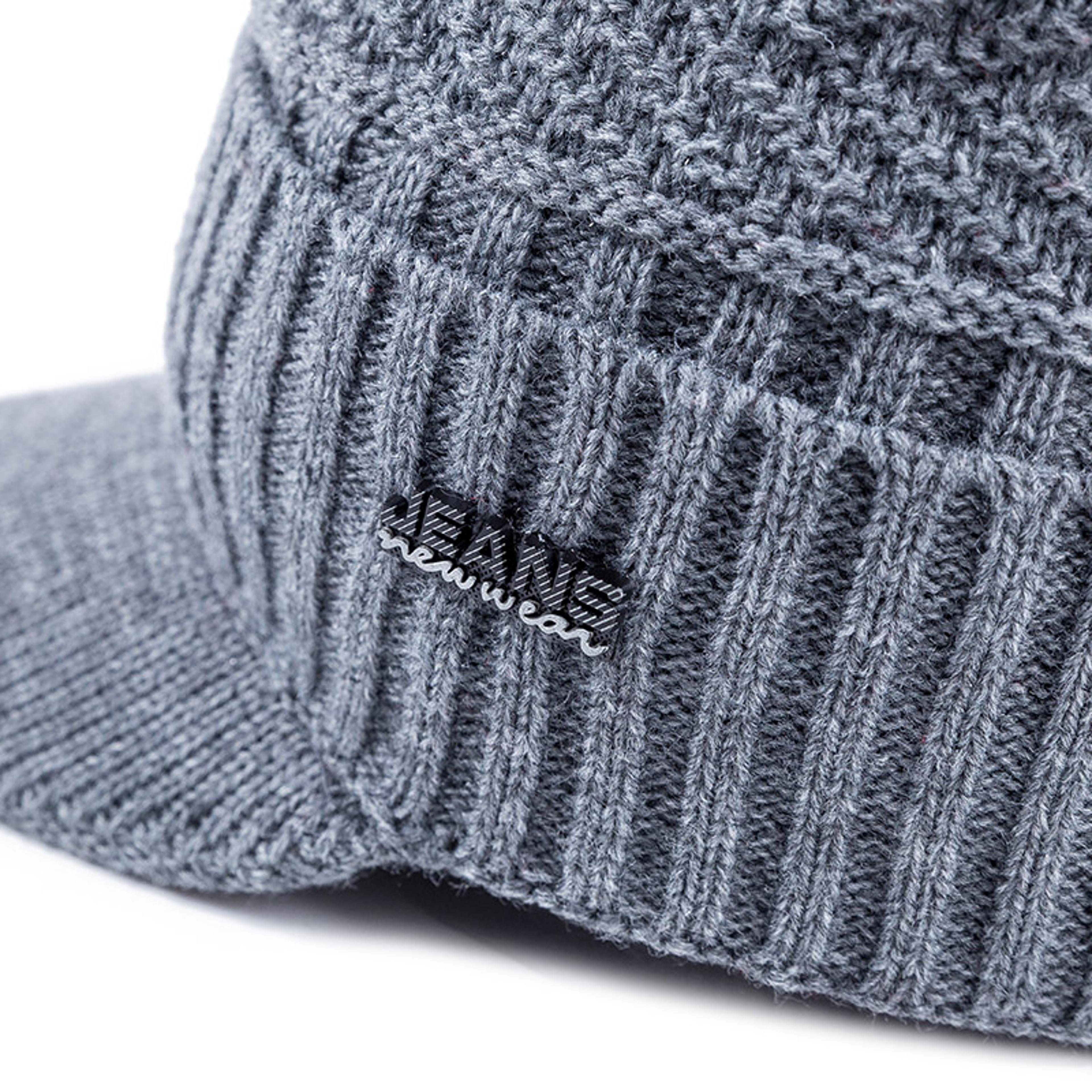Stylish Unisex Winter Hats Fur Lined Soft Beanie Thick Knitted Cap With Brim For Men  Women 5