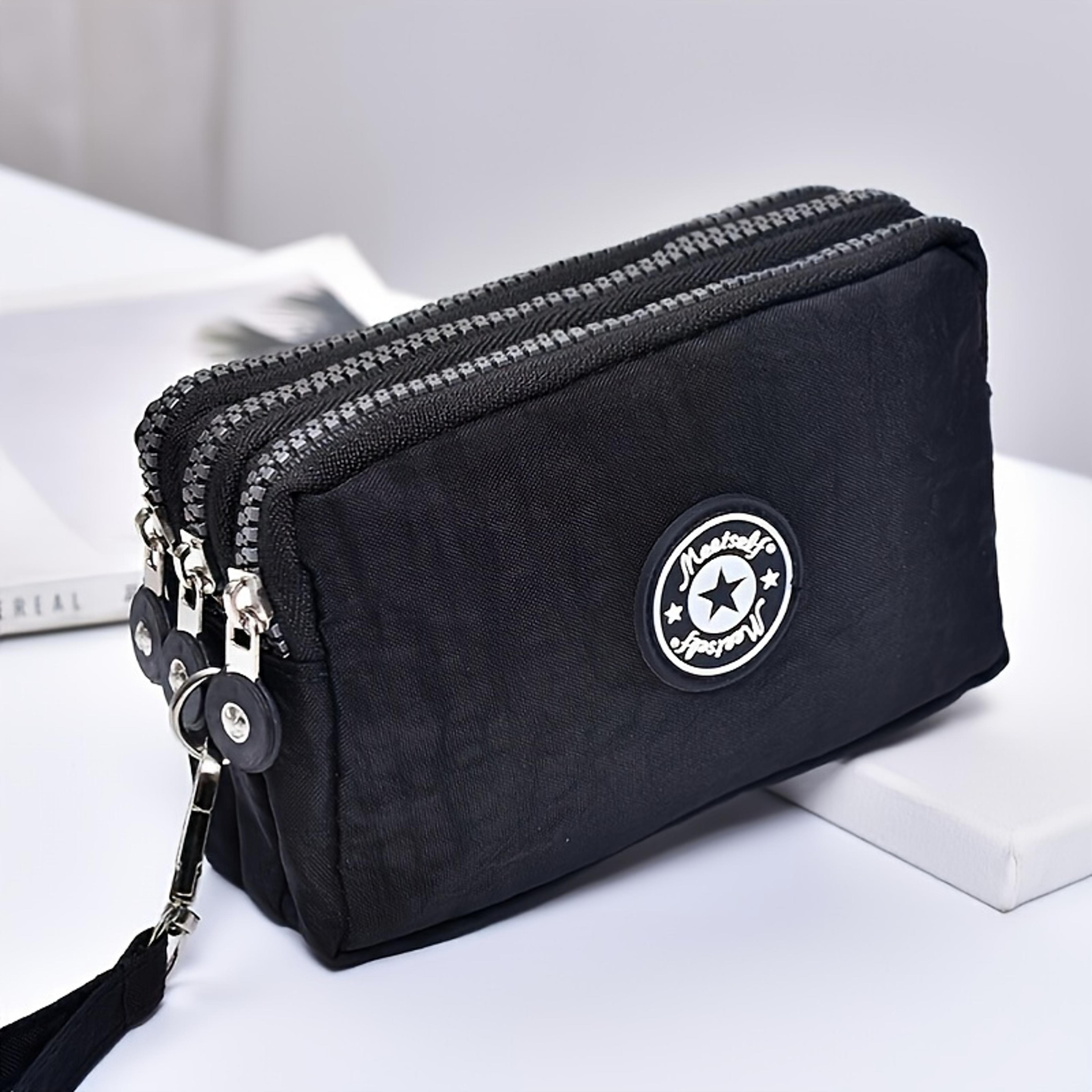 Fashion Hand Makeup WOMENS Bag Threelayer Zipper Mobile Phone Bag Waterproof Multilayer Pocket Bag 0