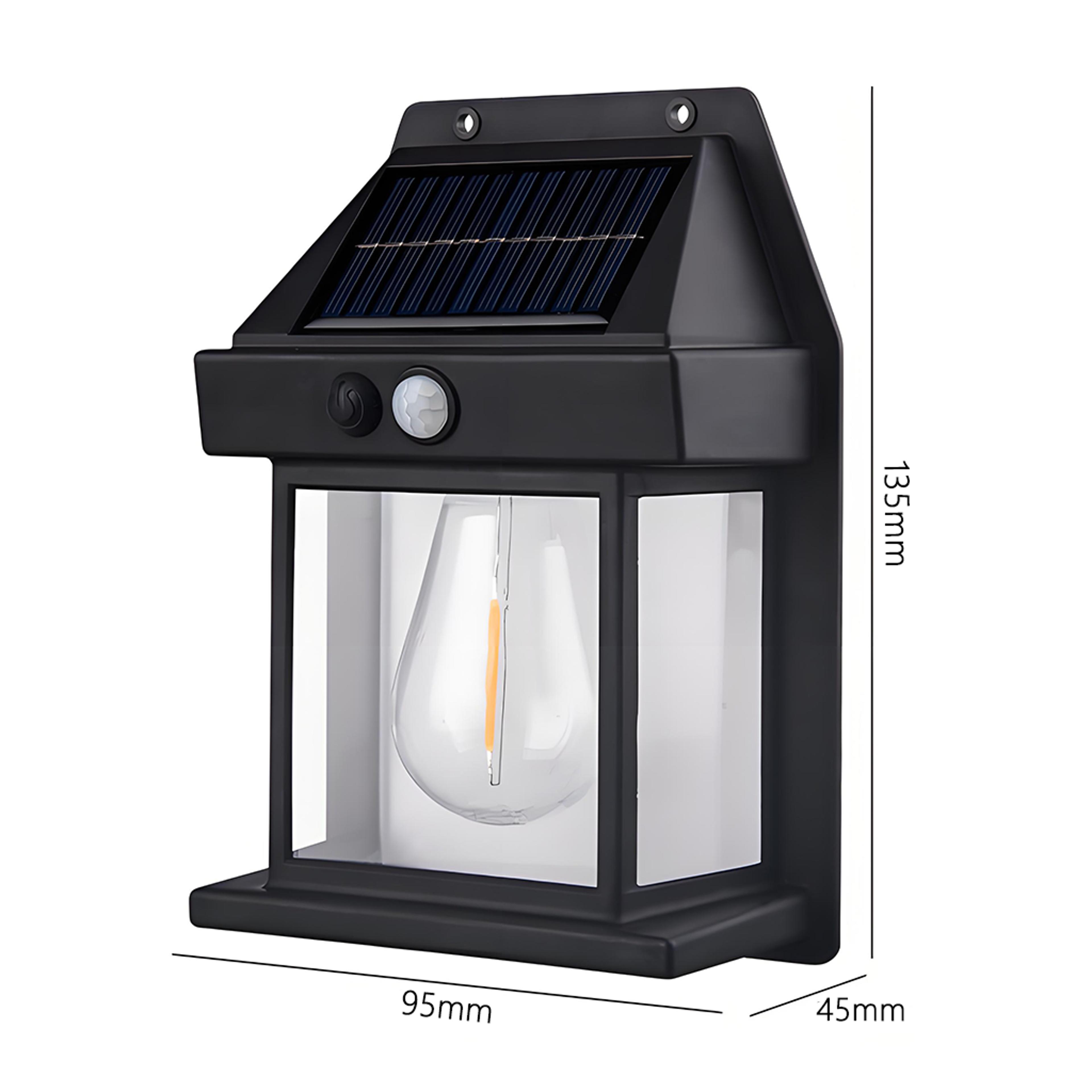 Energy Wall Lantern LED Outdoor Waterproof Solar Light For Garden House Fence Decoration With Motio 7