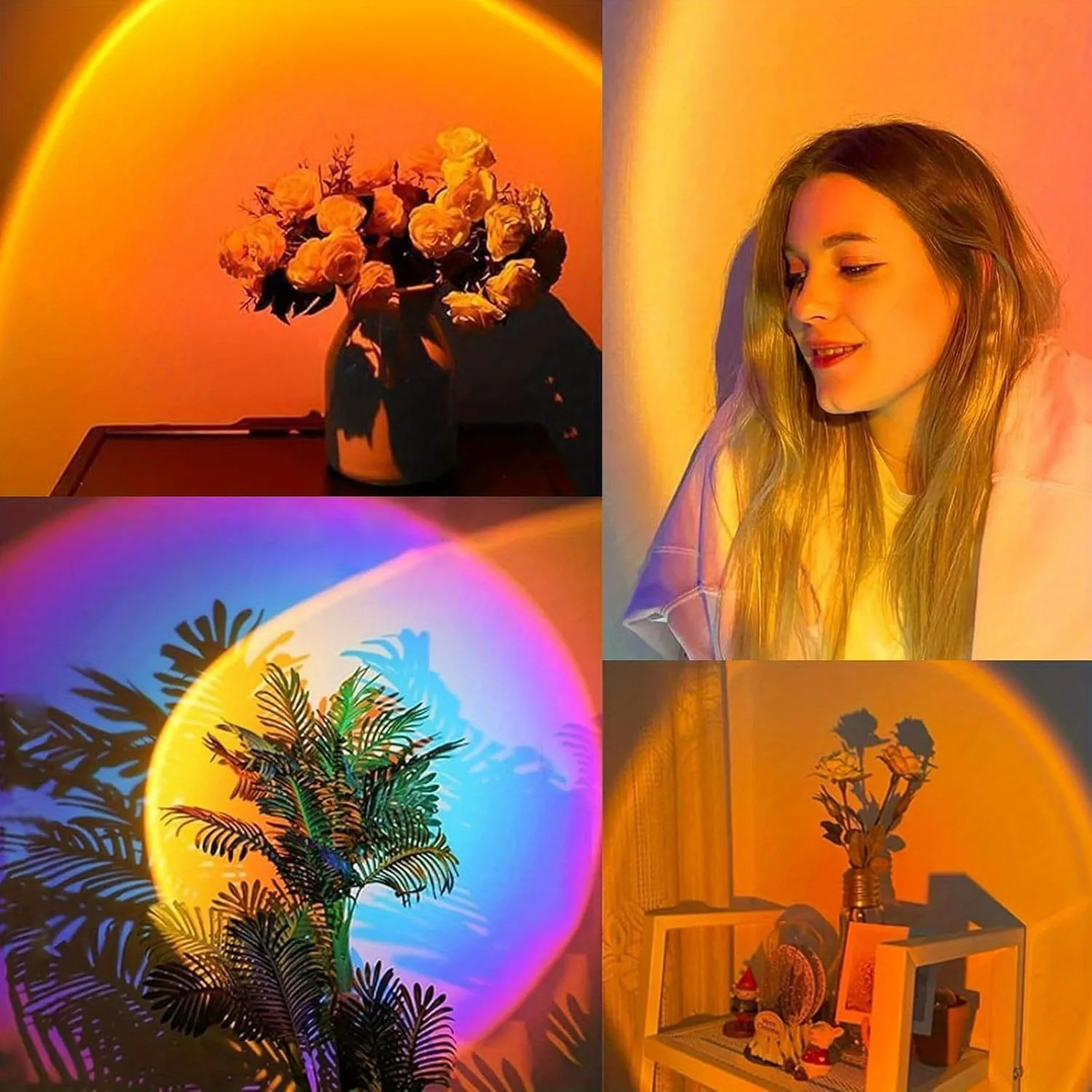 Dimmable Mini Sunset Lamp Colors With Remote Control For Selfie Home And Bedroom Decor 2
