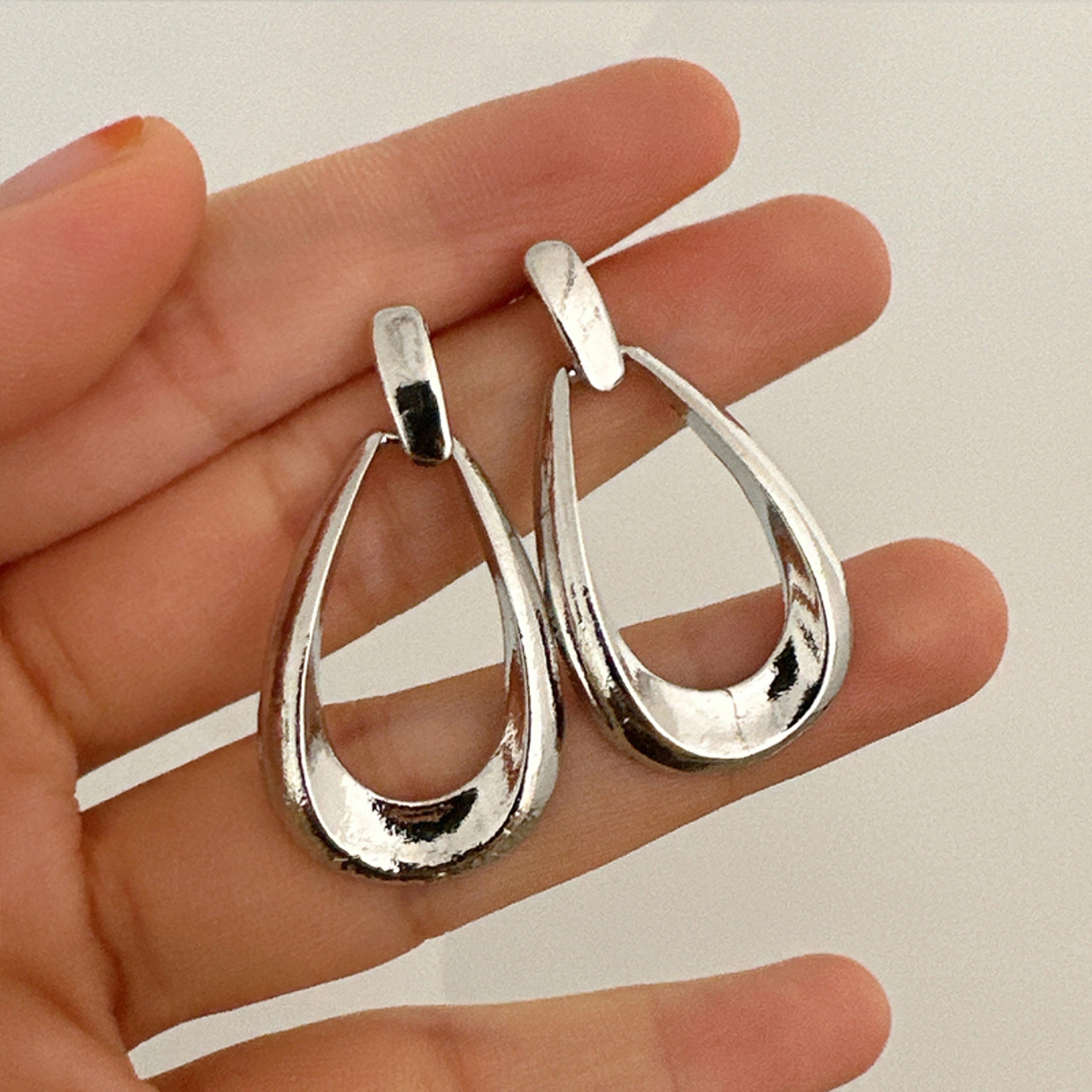Fashion Geometric Earrings For Women Simple French Style Jewelry Luxurious Drop Earring Daily Vacat 9