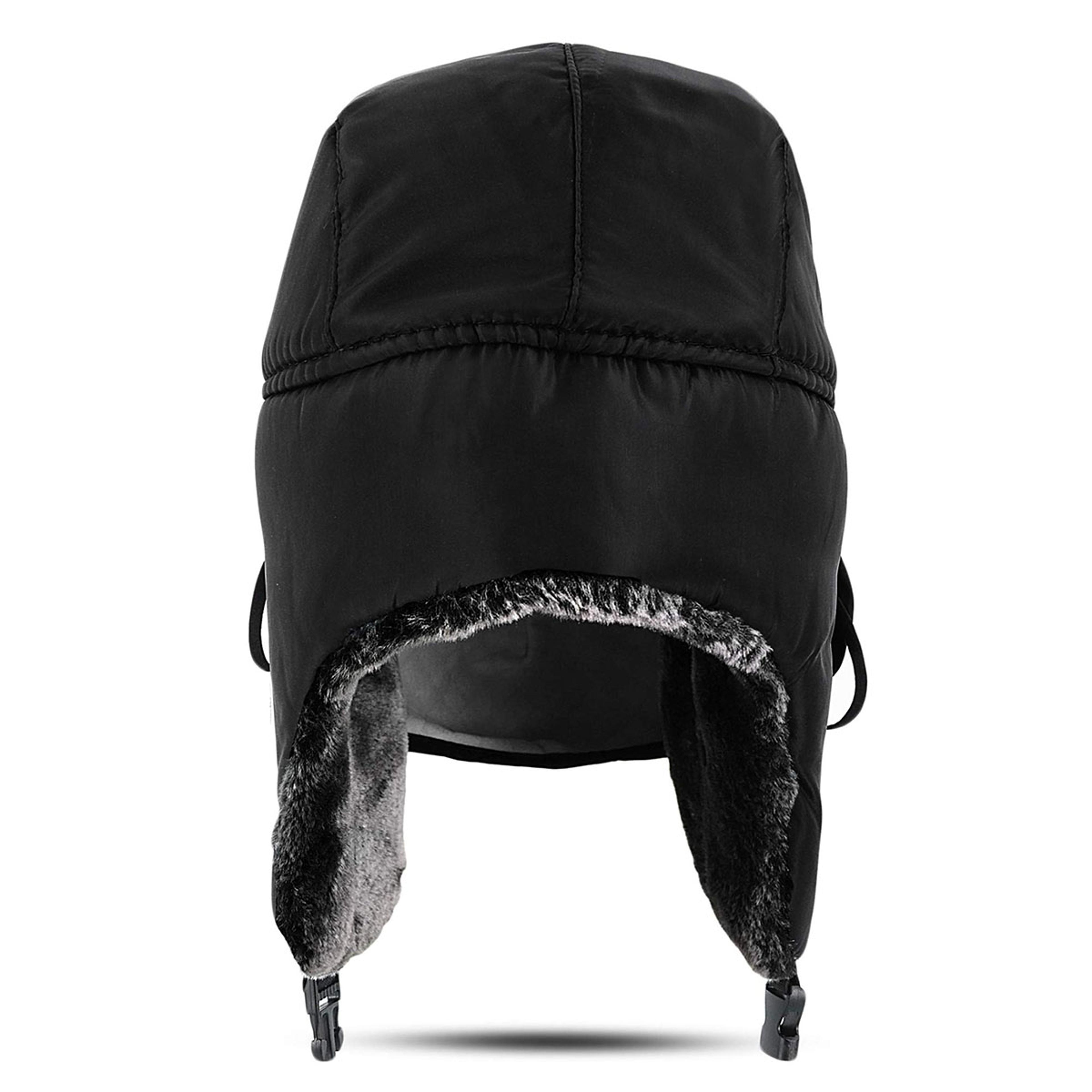 Mens Winter Trapper Pilot Ushanka Hat With Windproof Mask For Hunting And Skiing Hat For Men Women 1