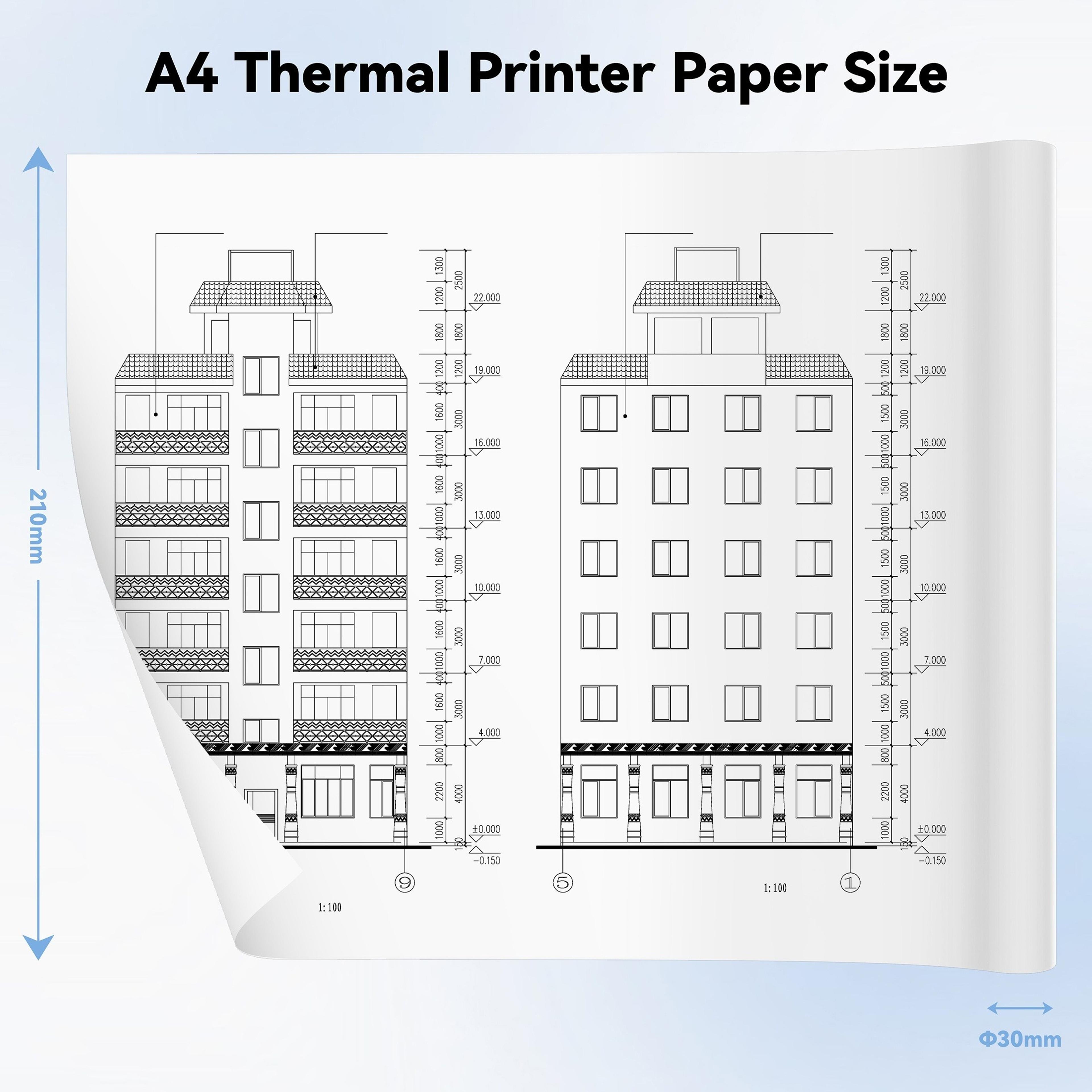 Thermal Printer Paper Roll For Sketches Invoices Printing Thermal Paper 5