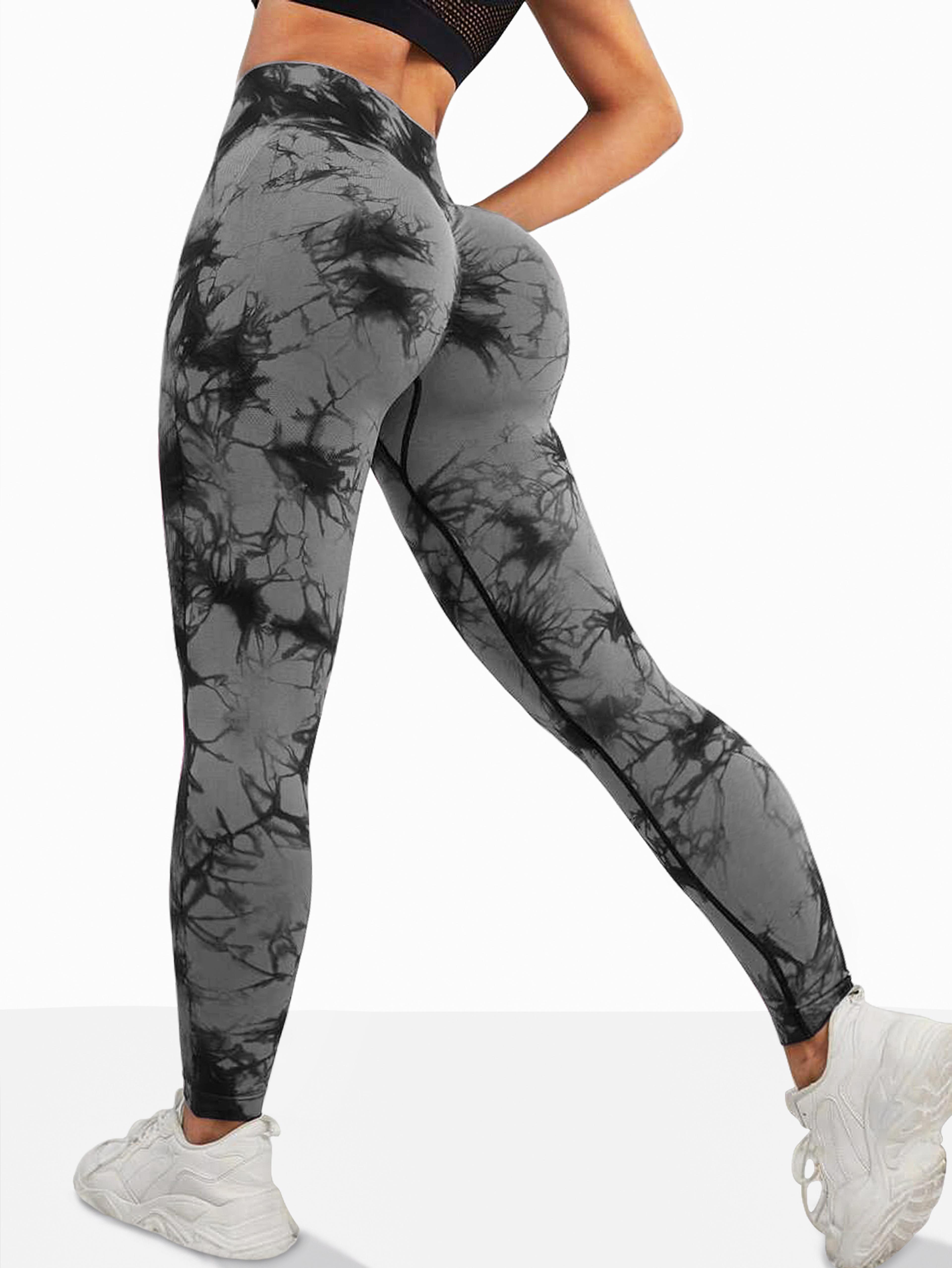 Comfortable Yoga Pants Womens Seamless Tiedye High Waist Workout Leggings Sportswear Workout Leggin 1