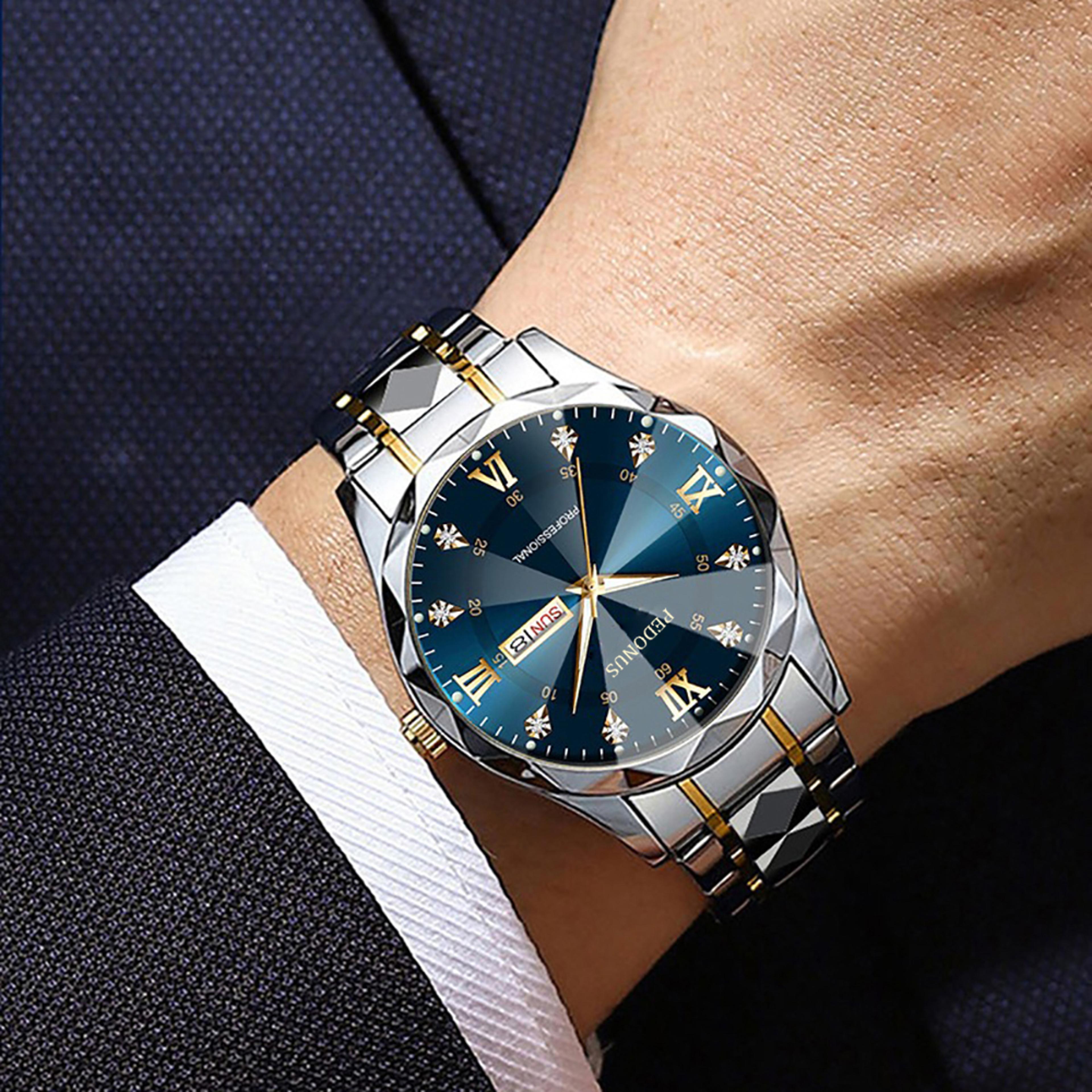 Waterproof Mens Luxury Watch Business Quartz Watch With Date Calendar Fashion Business 1