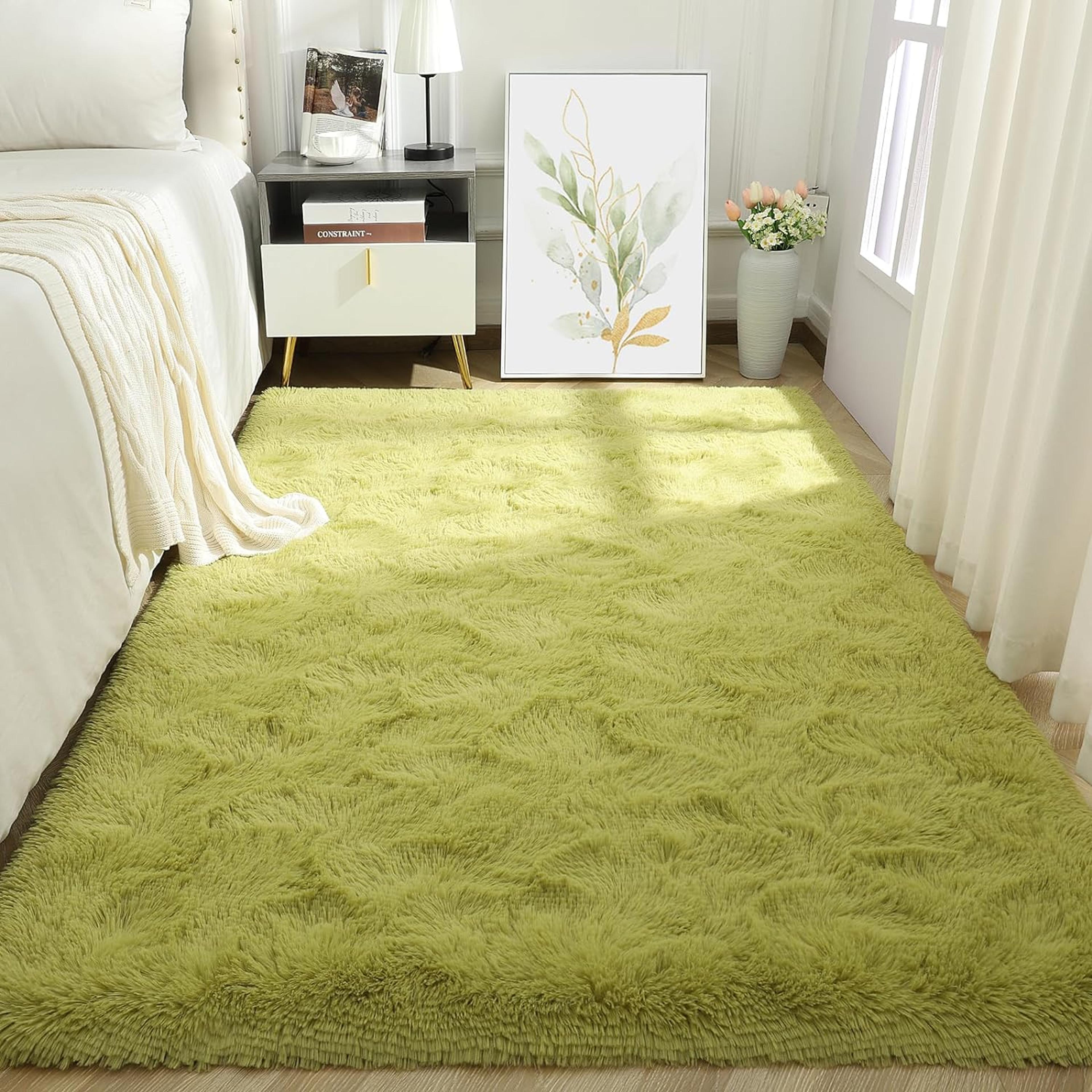 Soft TieDye Plush Carpet Childrens Room Home Mat Childrens Room Baby Crawling NonSlip Blanket 13