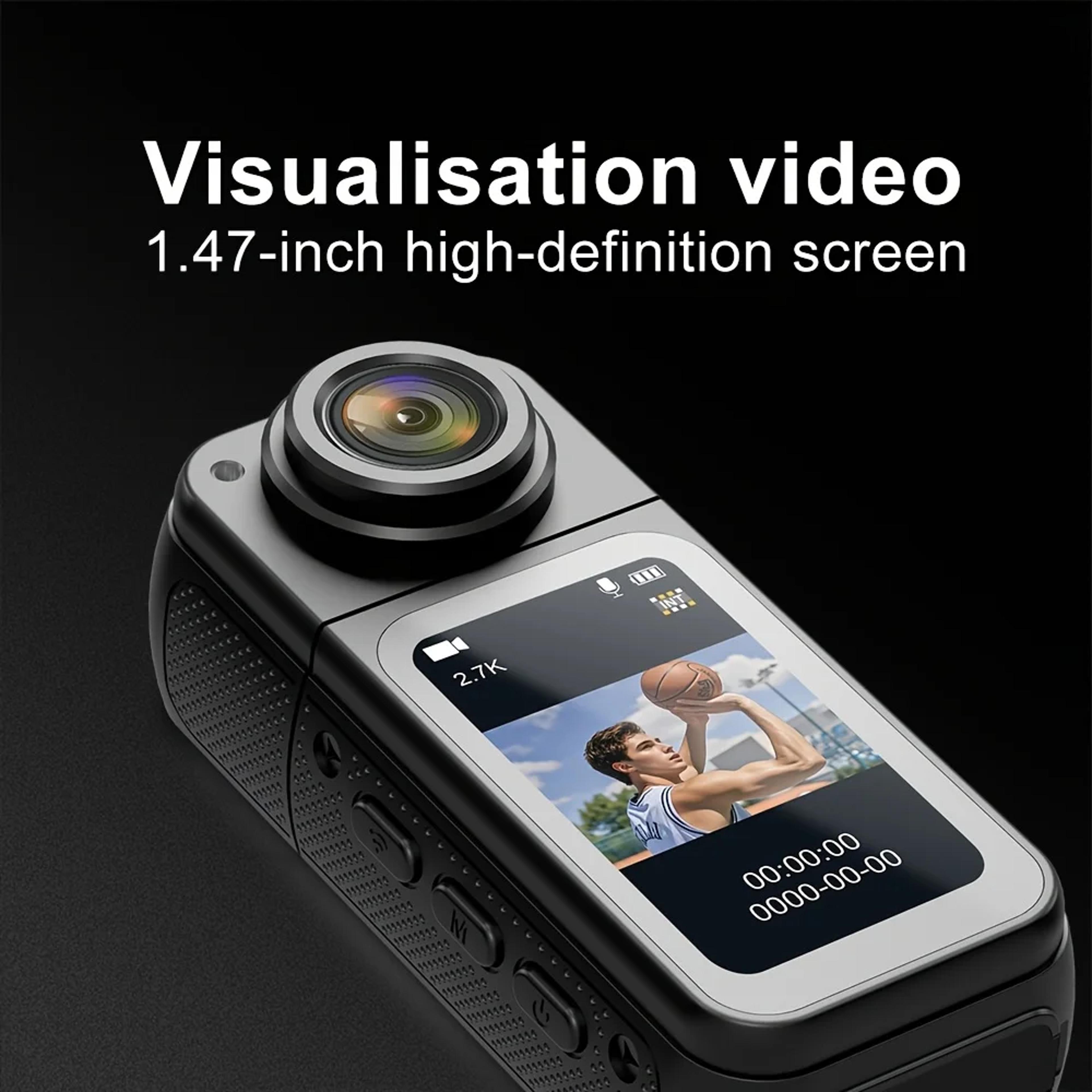 Lightweight Mini Recorder Finger Action Camera With Magnetic Belt And IPS Screen For Cycling 3