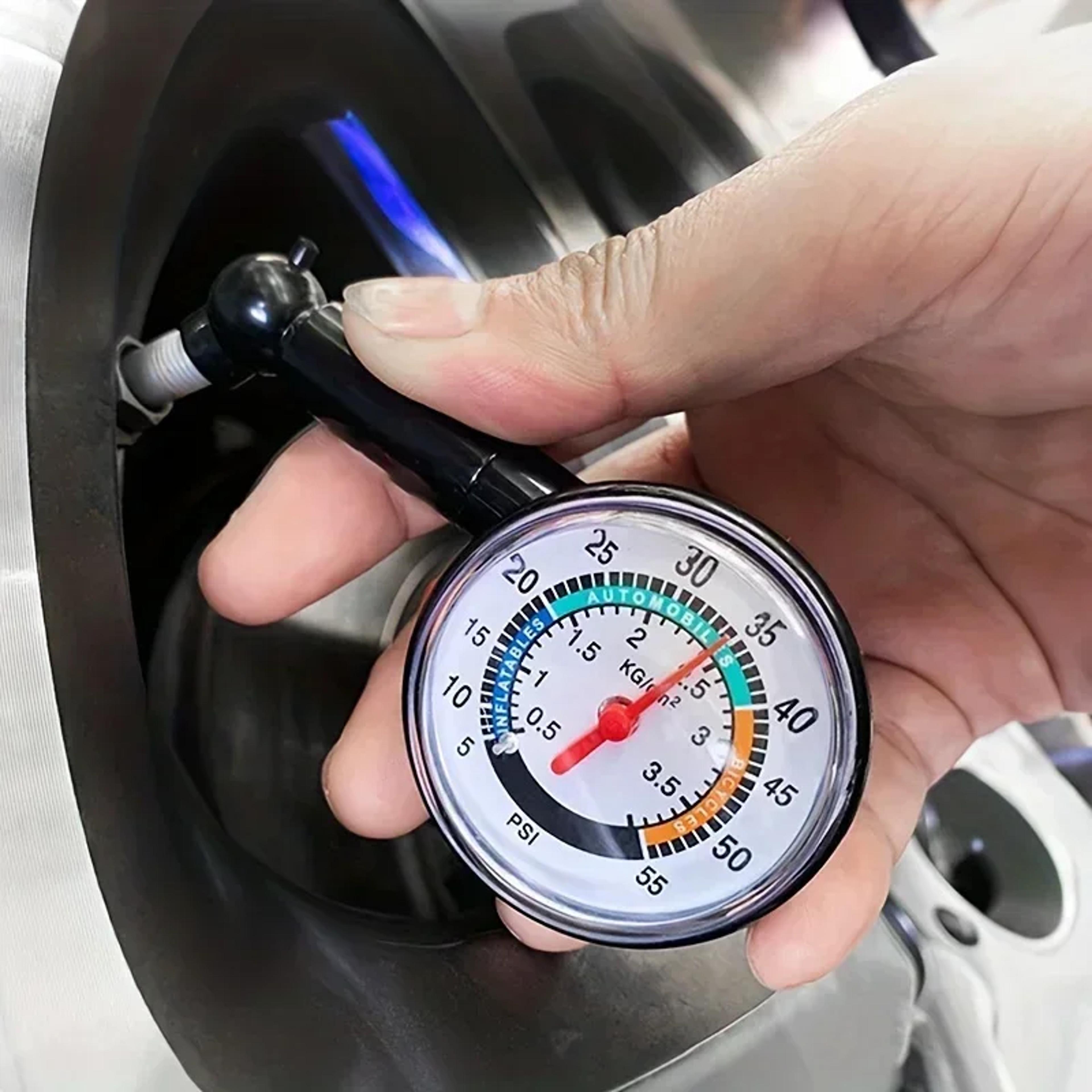 Professional Tire Pressure Gauge High Precision Analog Tyre Deflation Detector Pointer Gauge For Ca 2