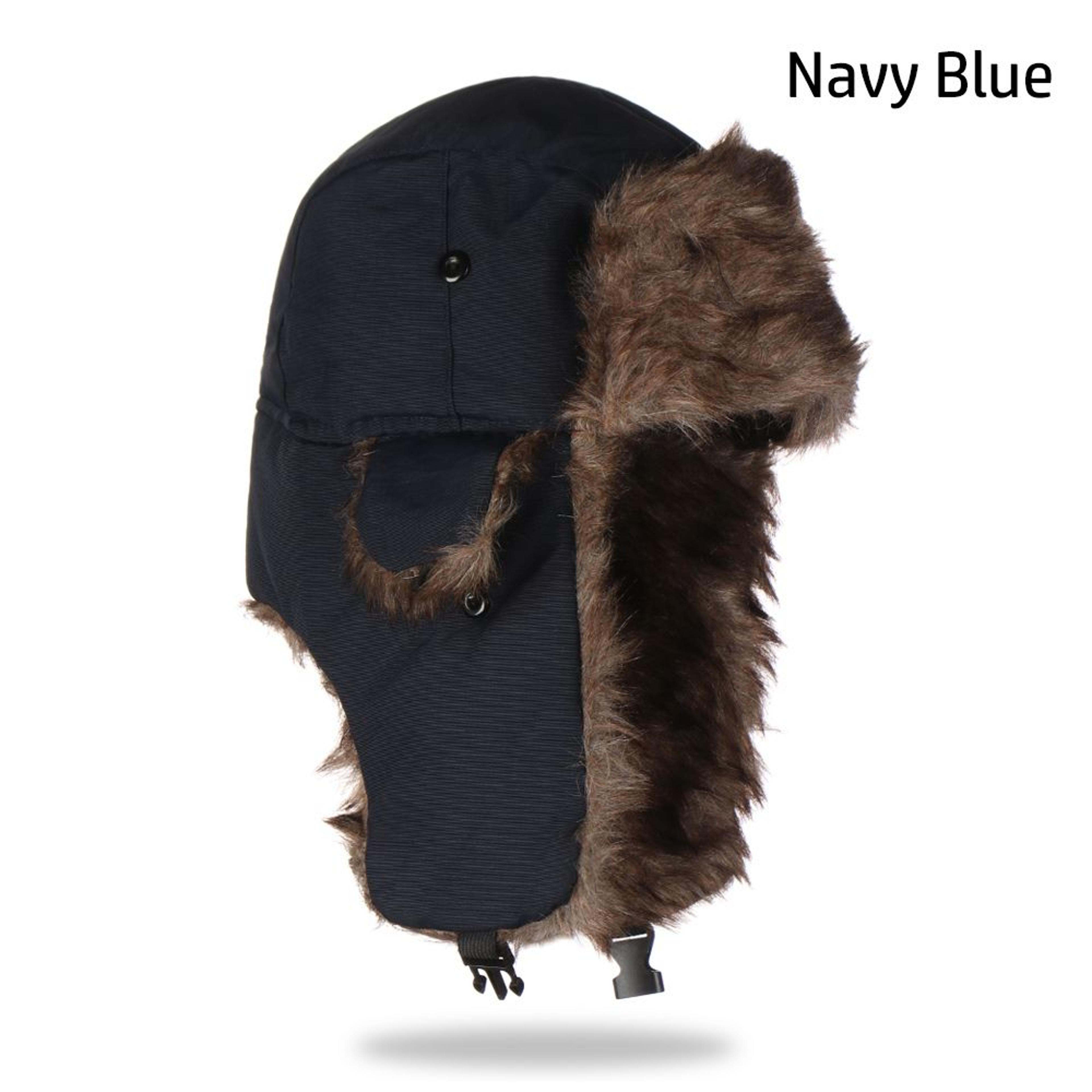 Men Women Ushanka Trapper Ski Hat Winter Cap With Earflaps For Men Women 5