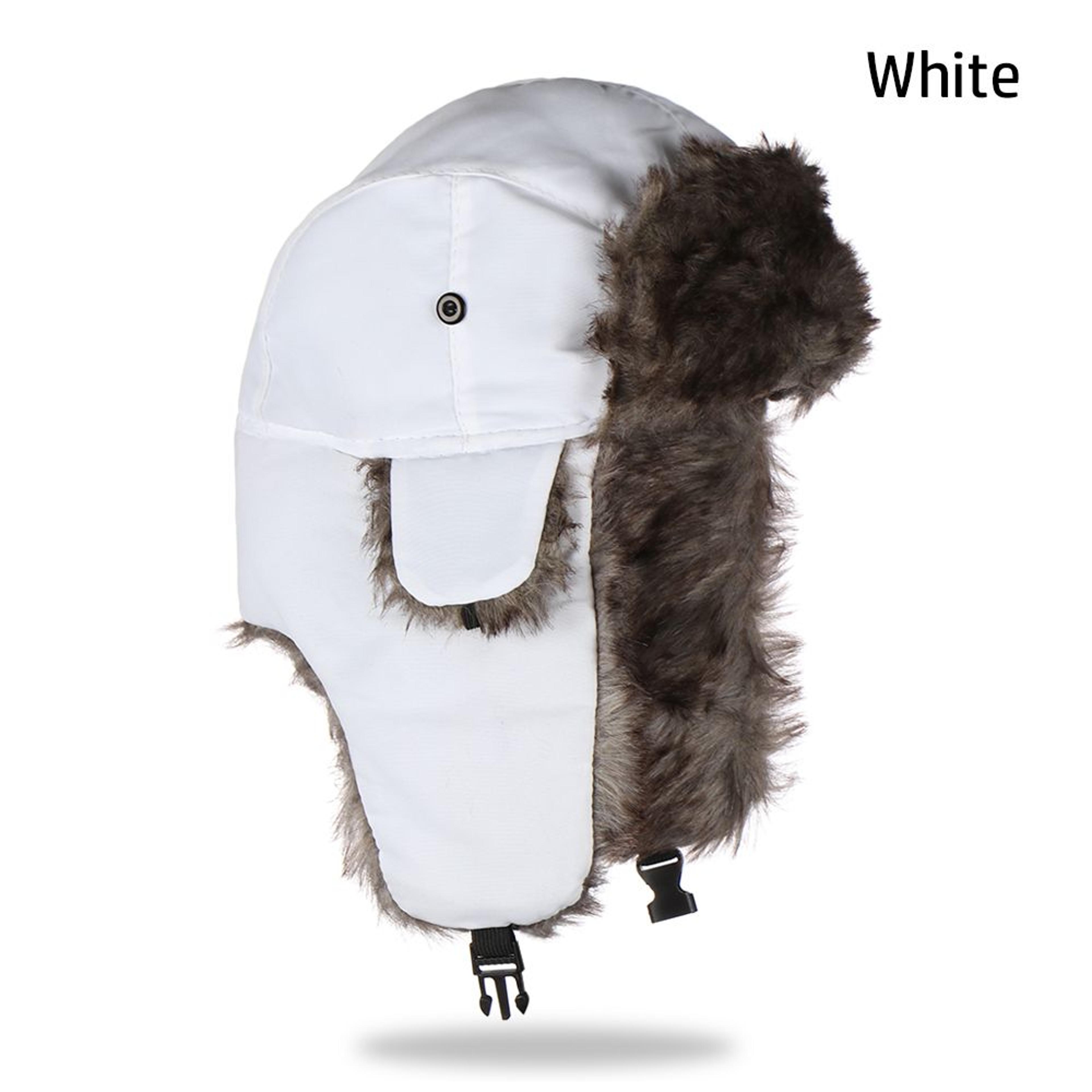 Men Women Ushanka Trapper Ski Hat Winter Cap With Earflaps For Men Women 9