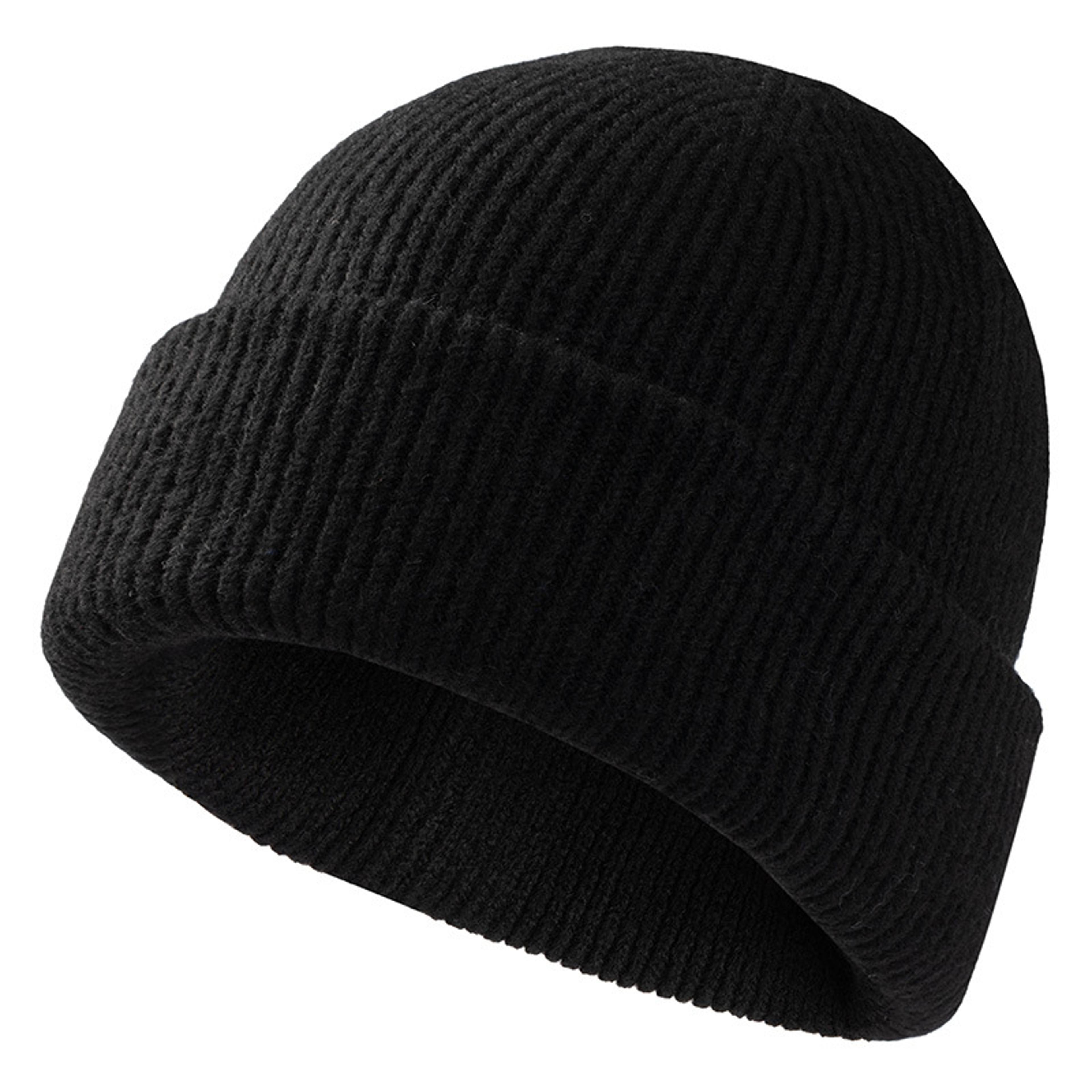 Winter Riding Watch Cap Big Head Men Sport Slouchy Cuffed Plain Beanie Hat Knit Skull Cap Dad Warm  4