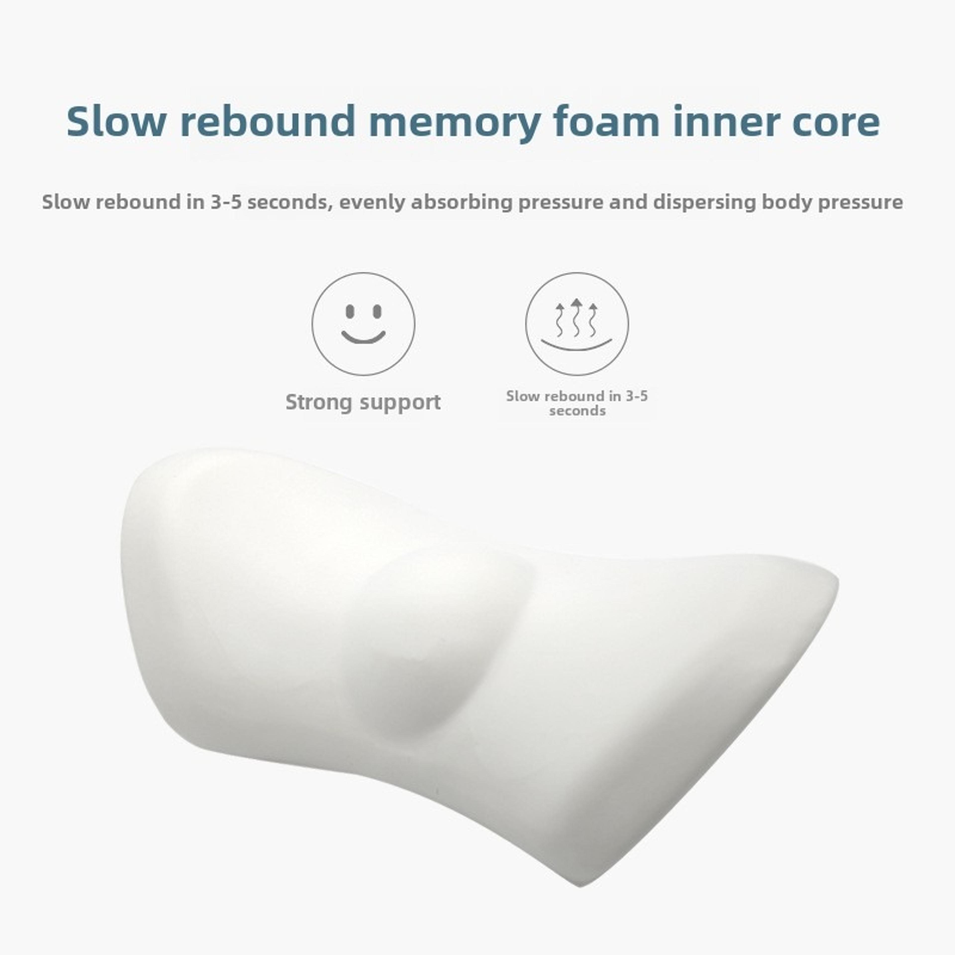 Interior Accessories Bed Support Pillow Foam Breathable Memory Cushion Sleeping Pillow Car Seat Wai 2