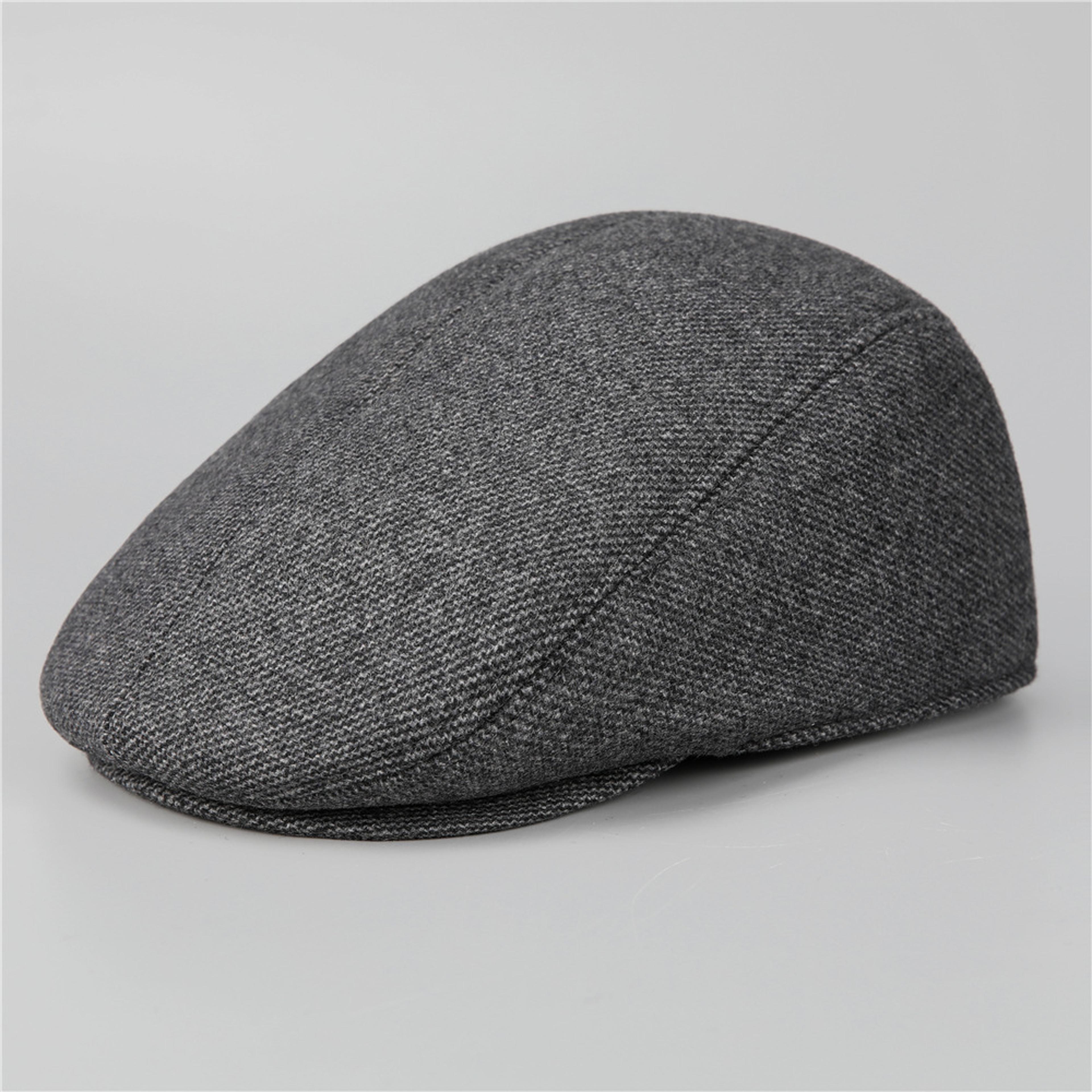 Wool Blend Peaked Hat Winter Thermal Ear Flap Cap For Men Cold Weather Outdoor Sports Hunting Hat 1