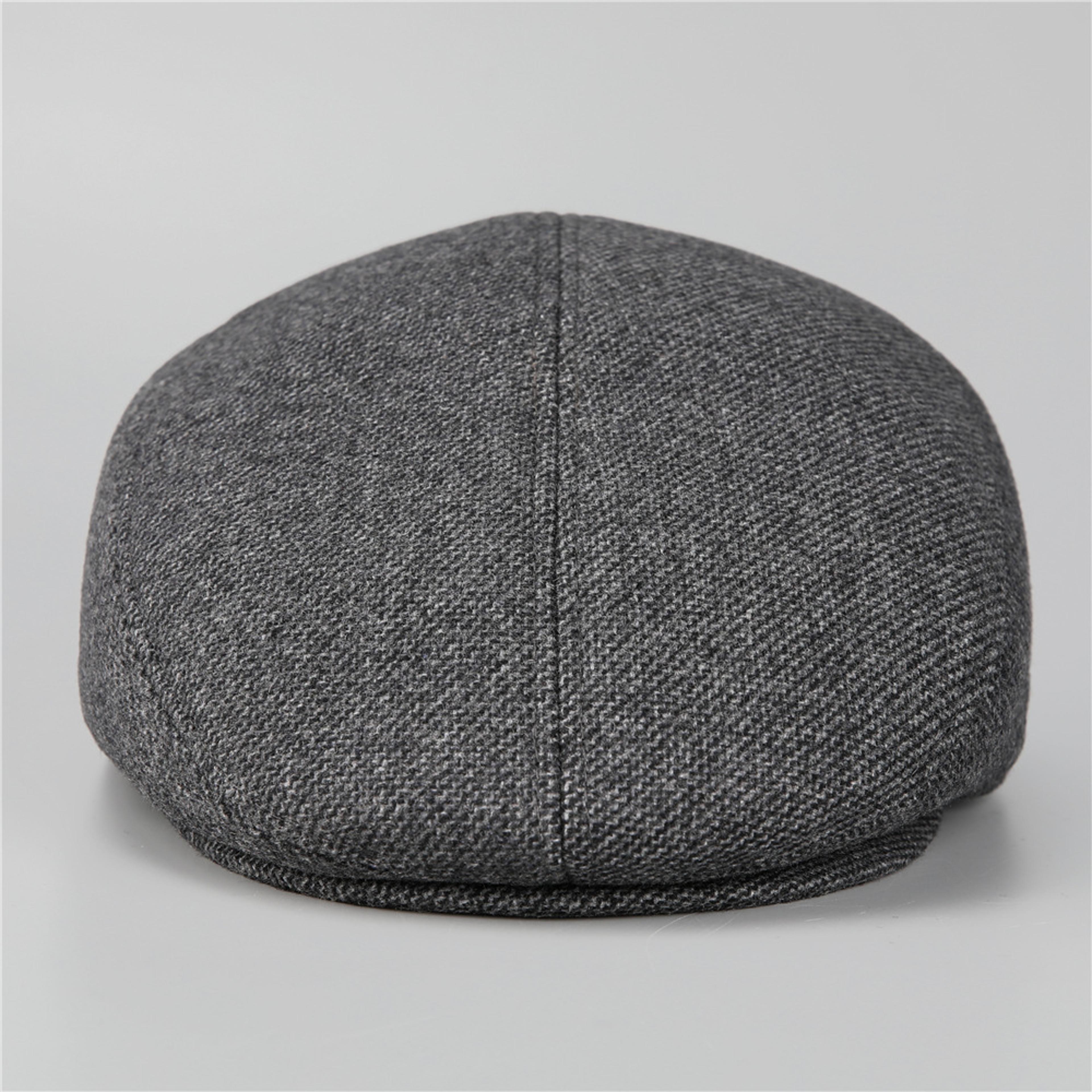 Wool Blend Peaked Hat Winter Thermal Ear Flap Cap For Men Cold Weather Outdoor Sports Hunting Hat 4