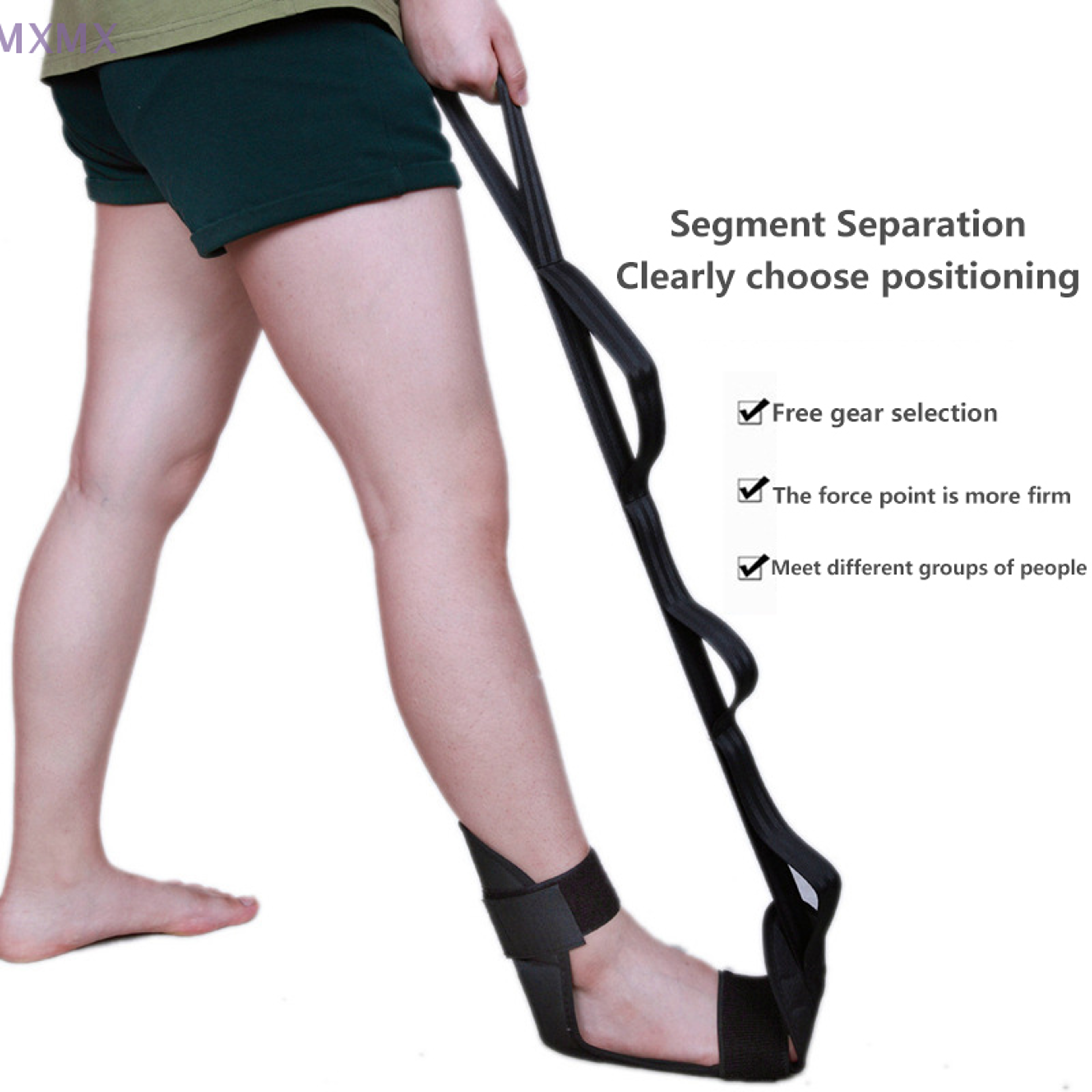 Leg And Foot Stretch Strap For Plantar Fasciitis Calf Stretching Belt For Achilles Tendonitis Ankle 3