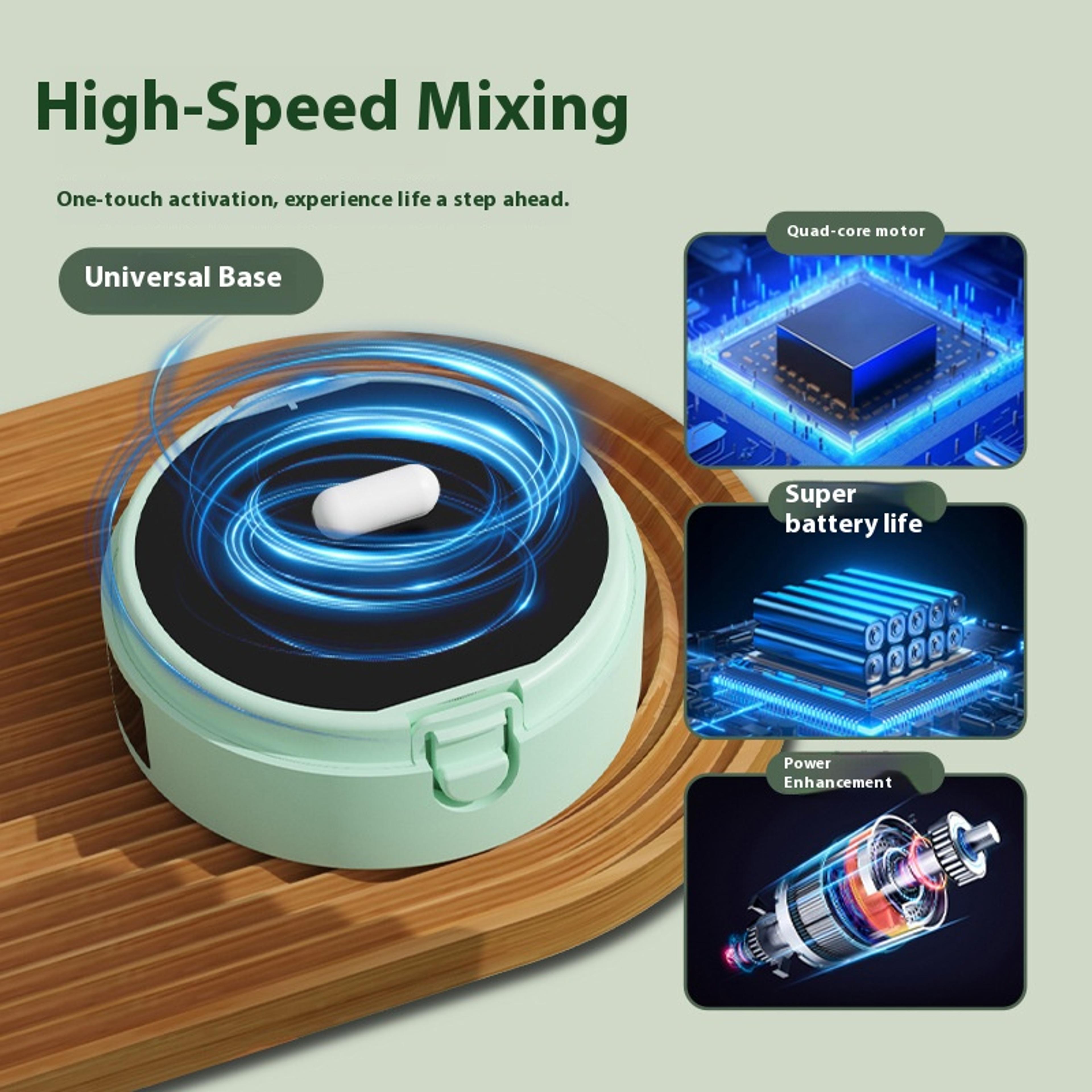 New Smart Temperaturemeasuring Magnetic Automatic Stirring Cup Electric Portable Coffee Cup Milksha