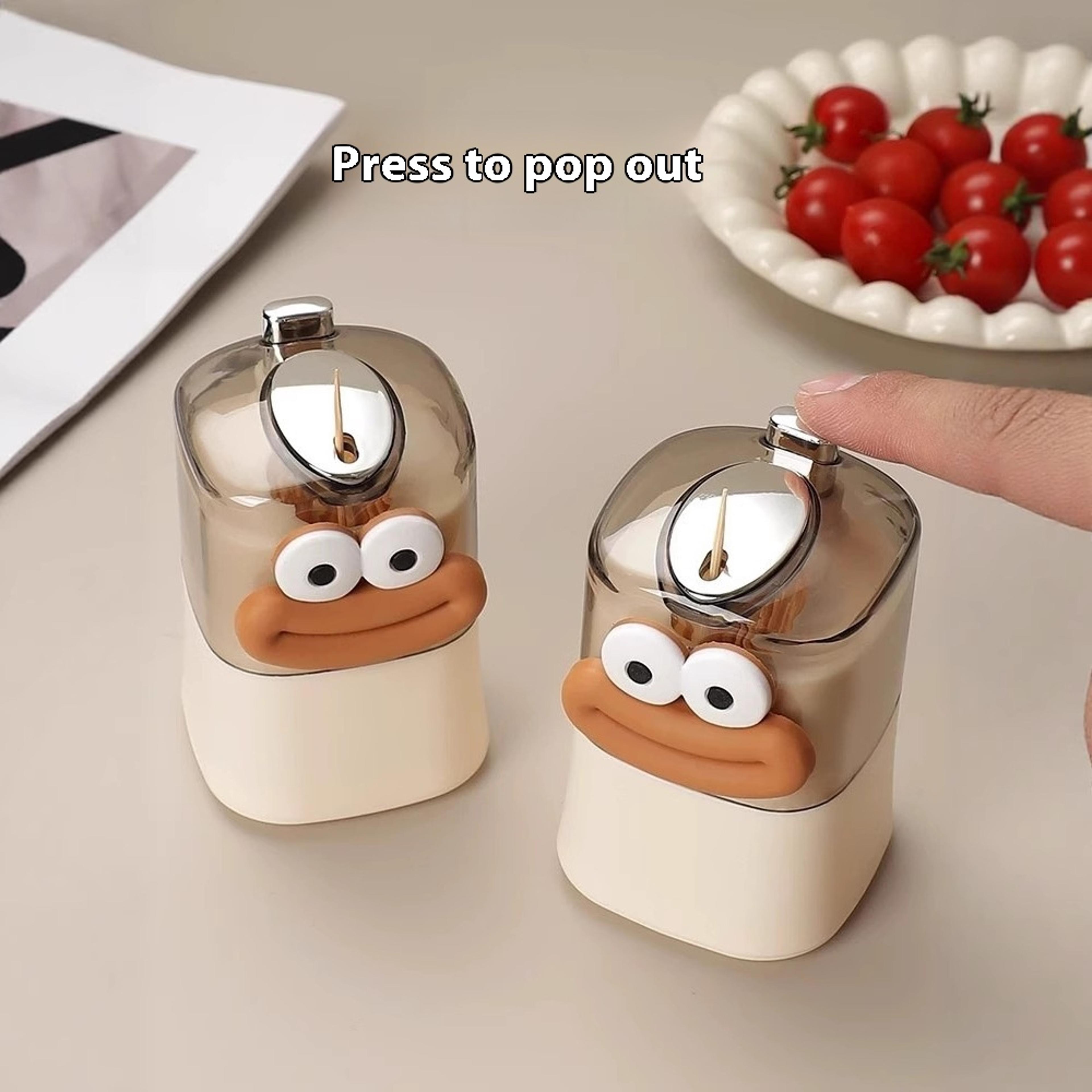 Cartoon Design Toothpick Holder EcoFriendly High Appearance Level For Home Use Light Luxury Table A 2