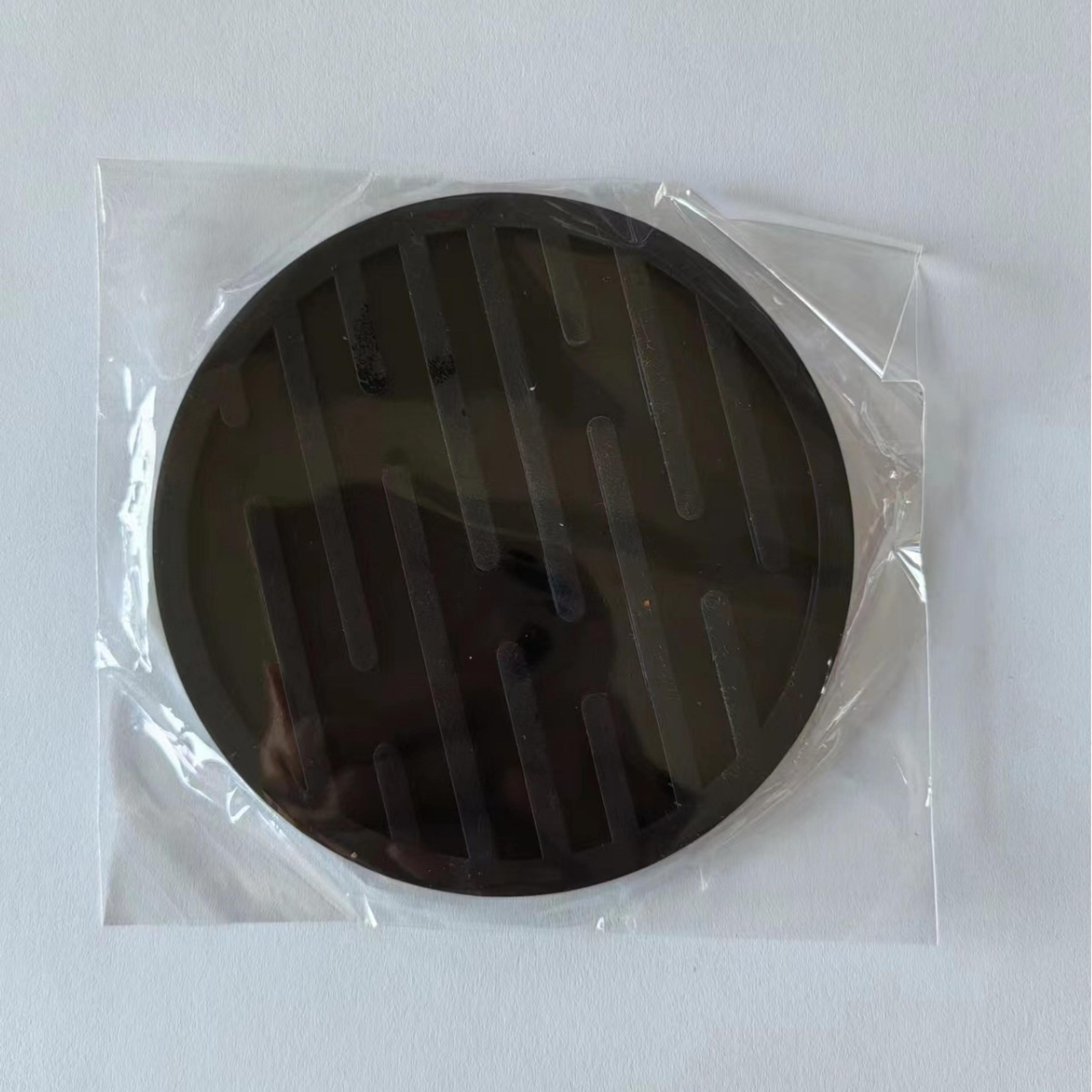Heatresistant Silicone Coaster Antislip Round Striped Beverage Coaster Waterdraining Coasters 4