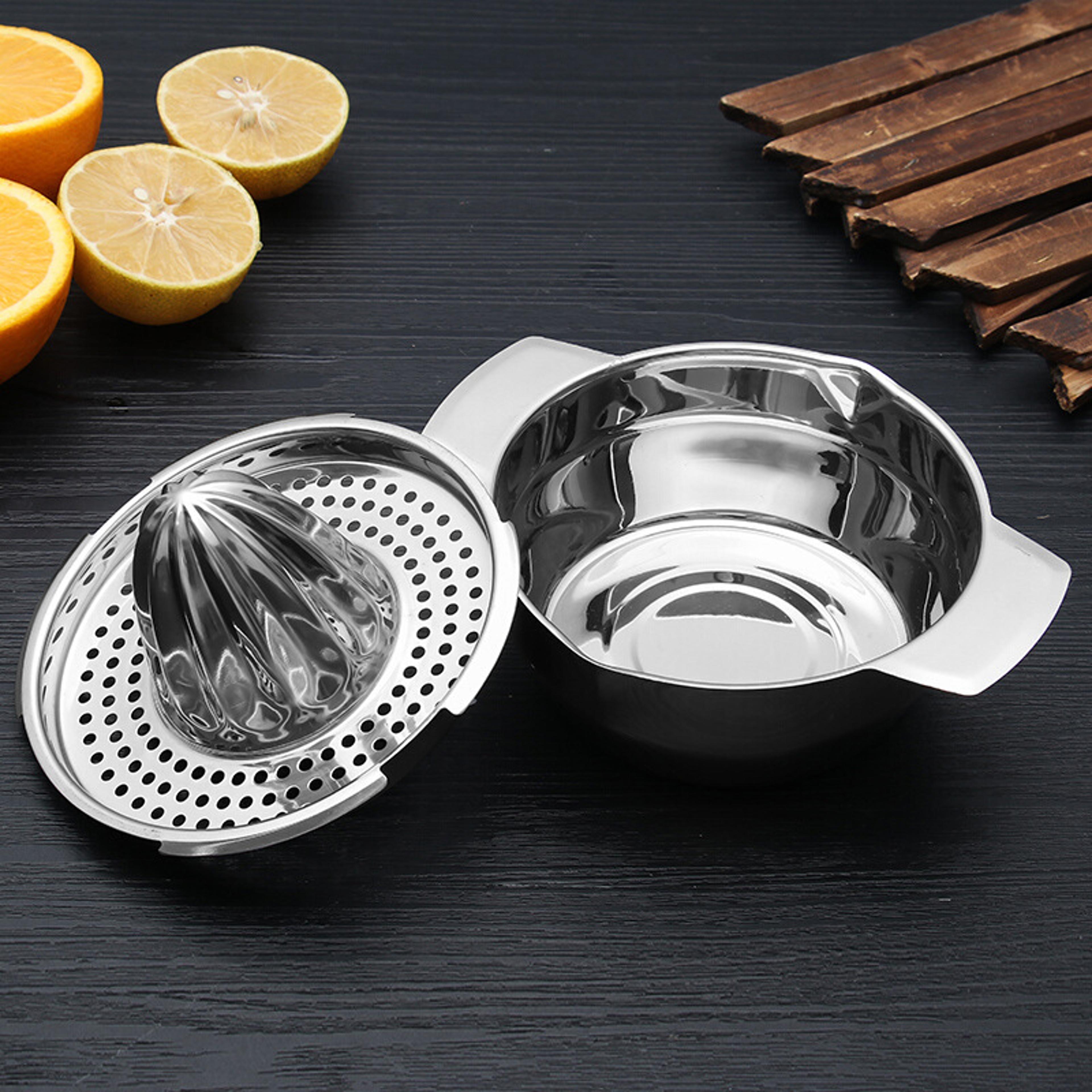 Portable Fruit Juicer Manual Hand Press For Lemon Orange Citrus Juice Maker Kitchen Tool 5