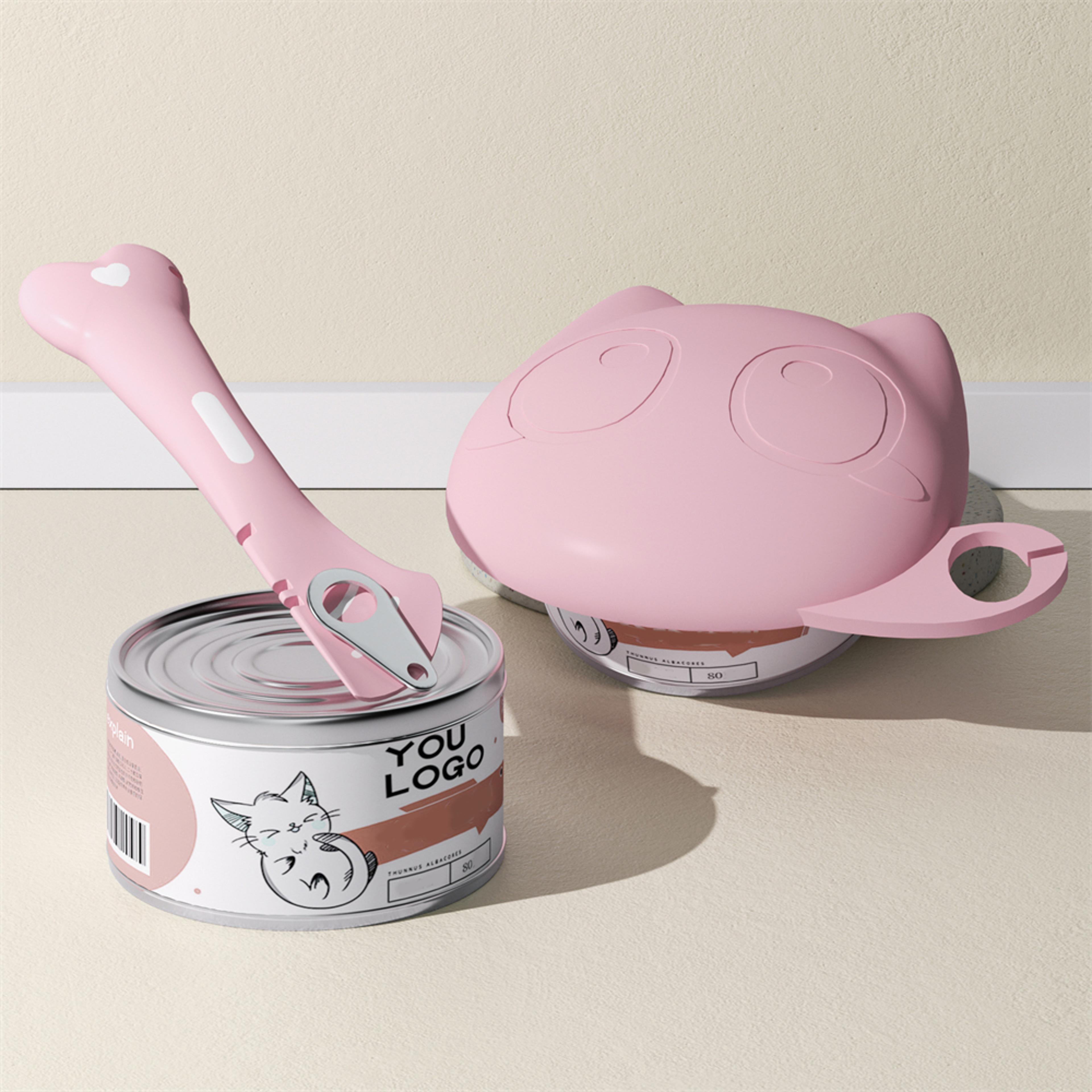 Multifunctional Pet Wet Food Feeding Scoop Silicone Cat Food Can Lid And Spoon Set Can Opener For S 1