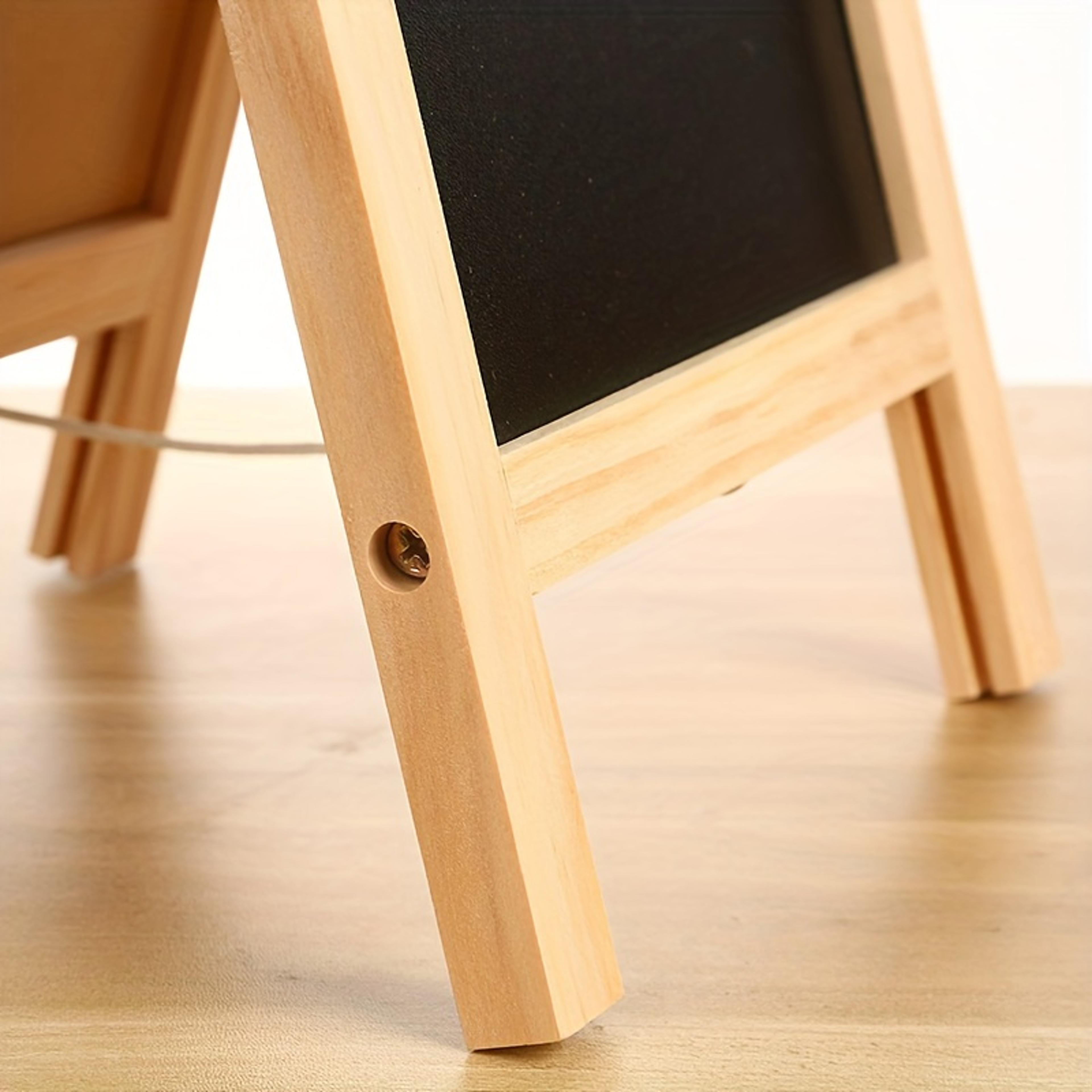 Wooden Frame Double Sided Chalkboard Tabletop Menu Board Wedding Message Sign Party Supplies 4