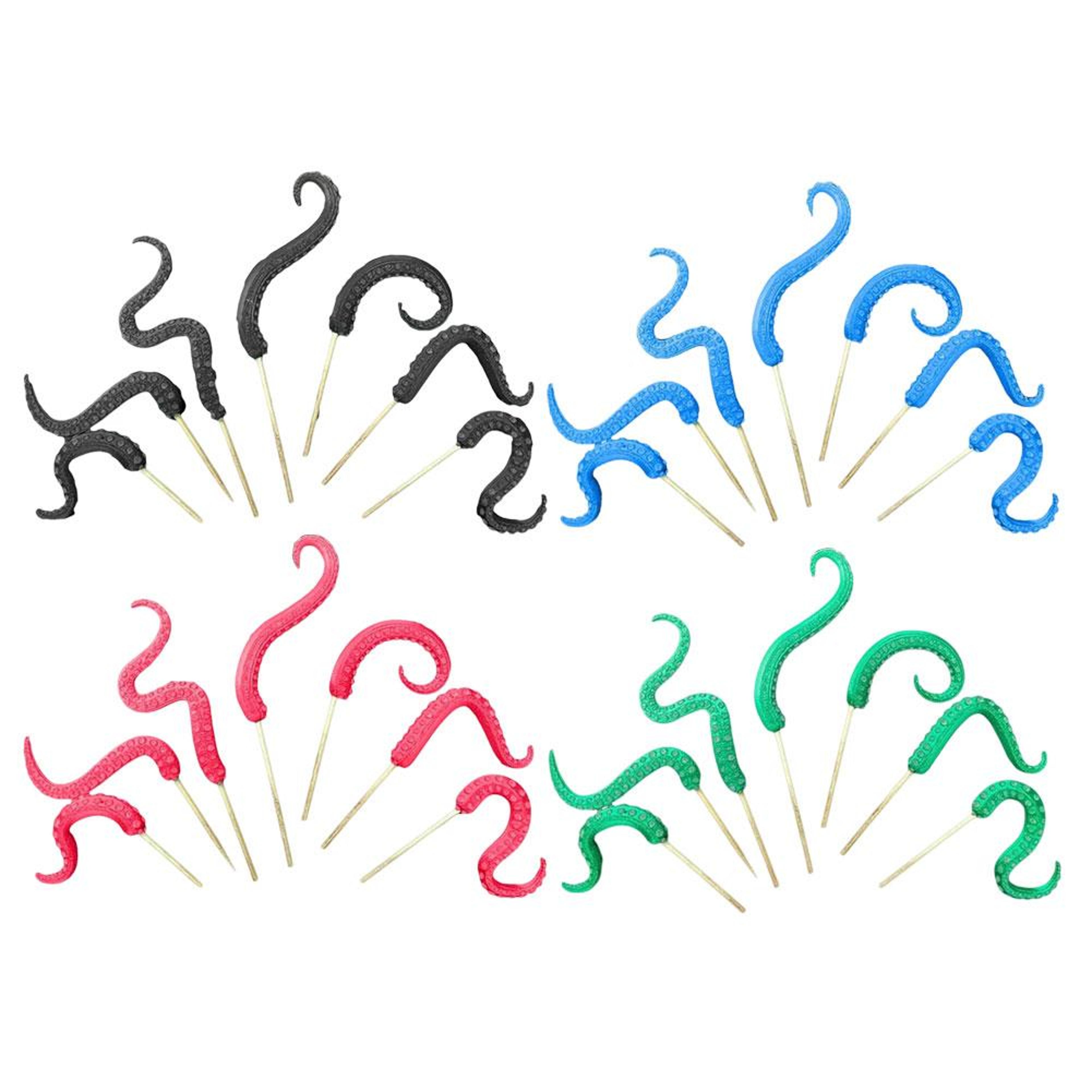 Octopus Tentacle Plant Post Decoration Resin Set 8