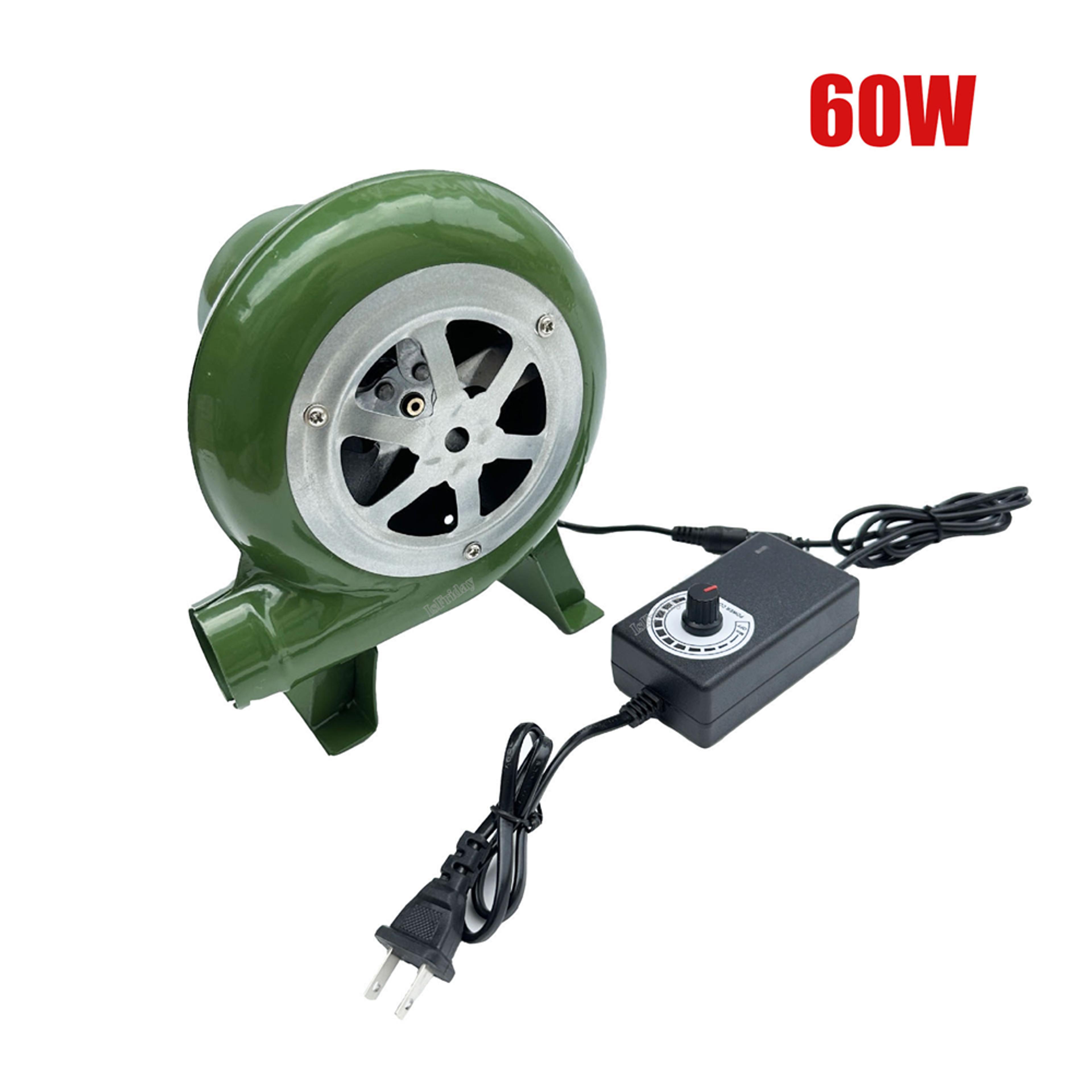BBQ Fan Electric Blower Mini Blacksmith Forges Blower With Speed Adapter Adjustable Air Speed 7