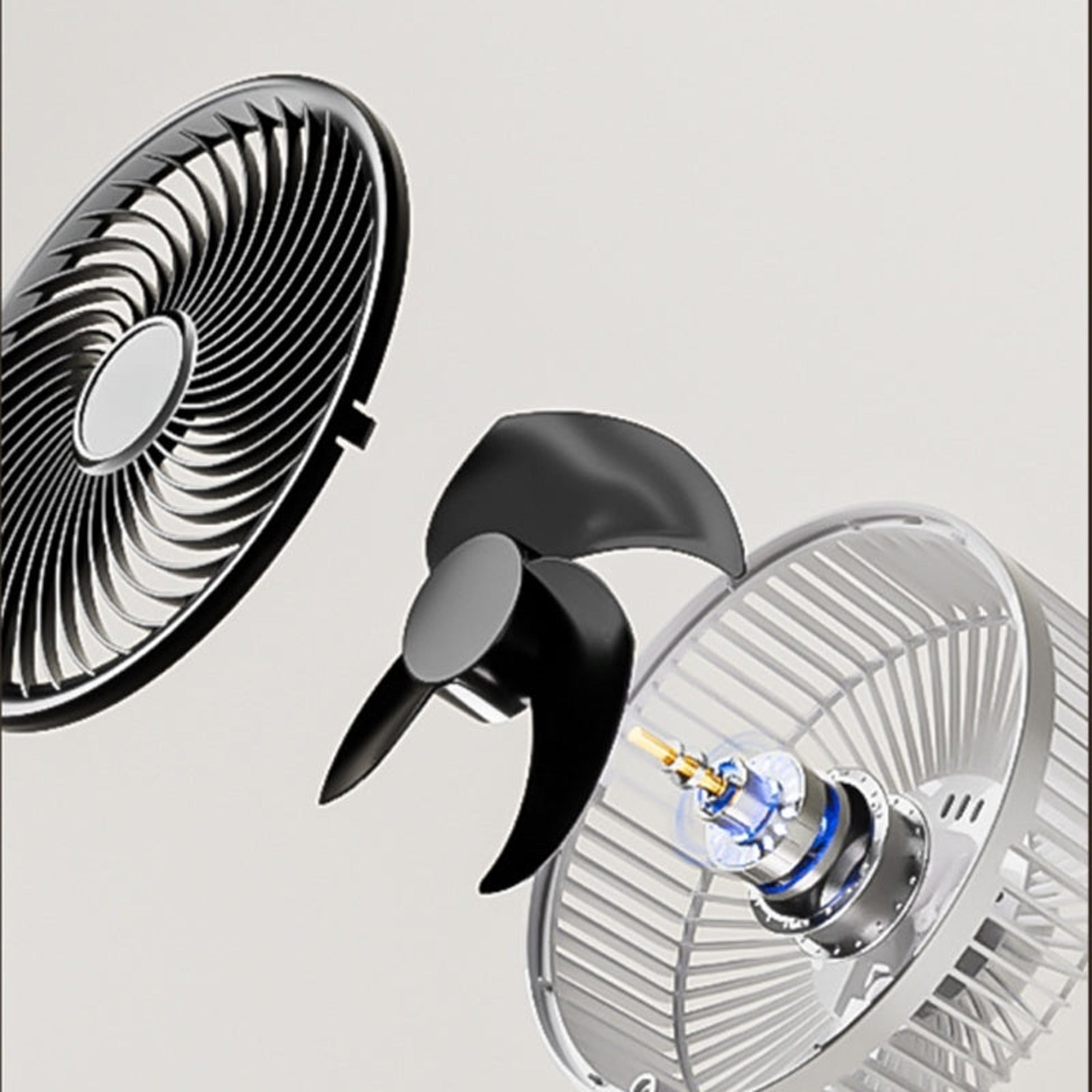 Silent Electric Fan With USB Power Energy Saving Quiet Airflow Floor Fan Strong Wind Air Circulatio 3