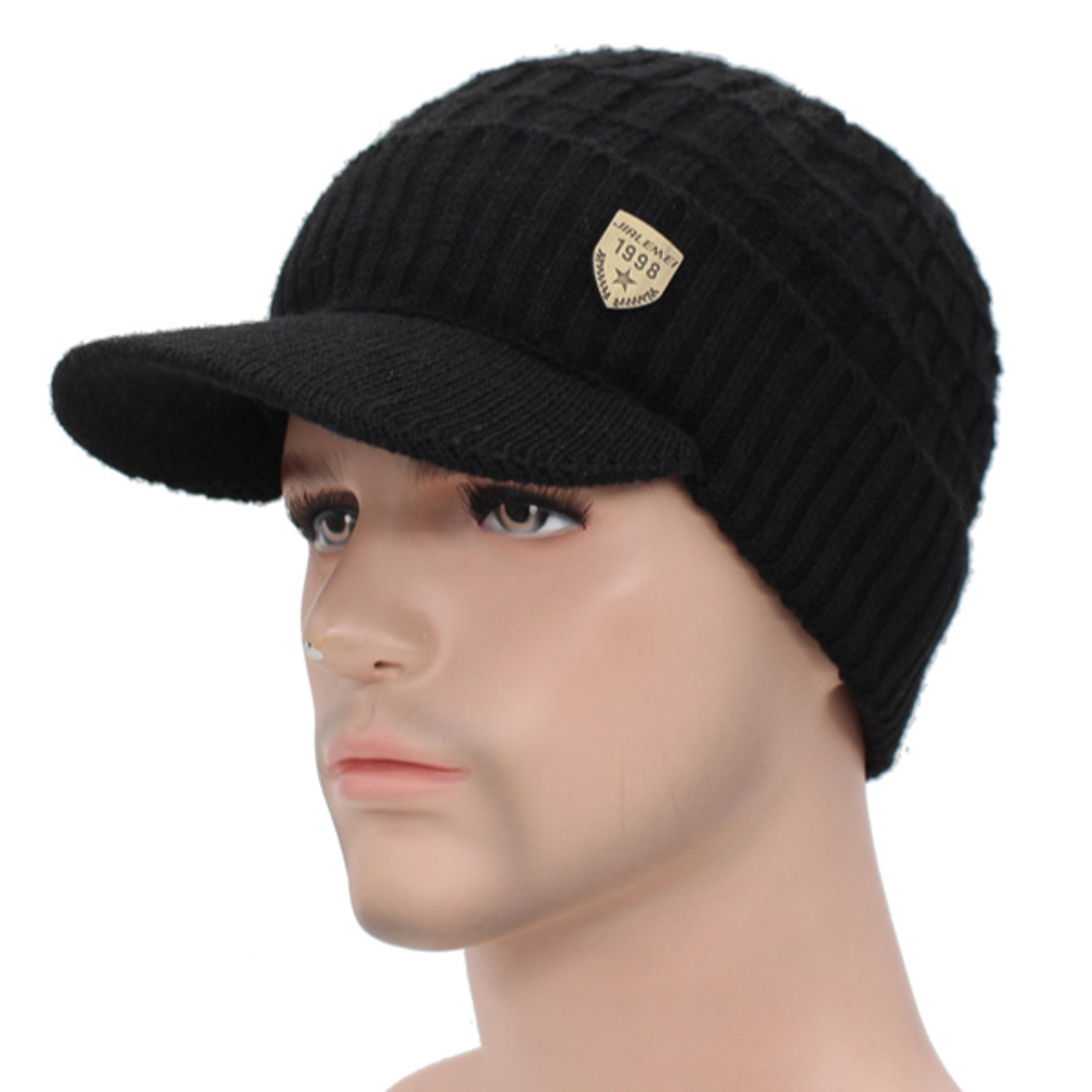 Mens Winter Hat And Scarf Set Knitted Beanie Hat Scarf Cap For Women Skullies Beanies 1