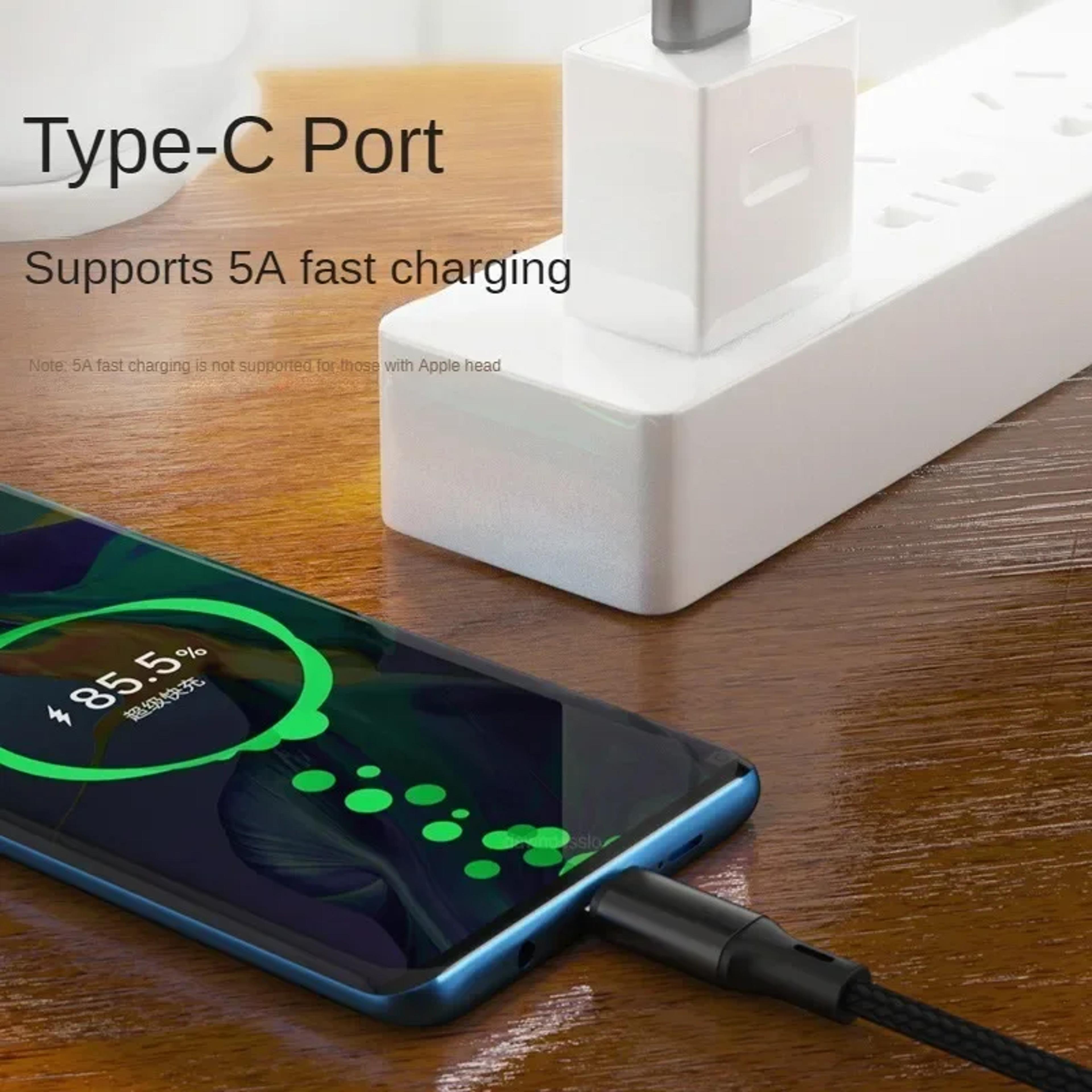 TypeC Micro USB Splitter USB Charge Cable Fast Charging Cord For Phones And Power Banks 4