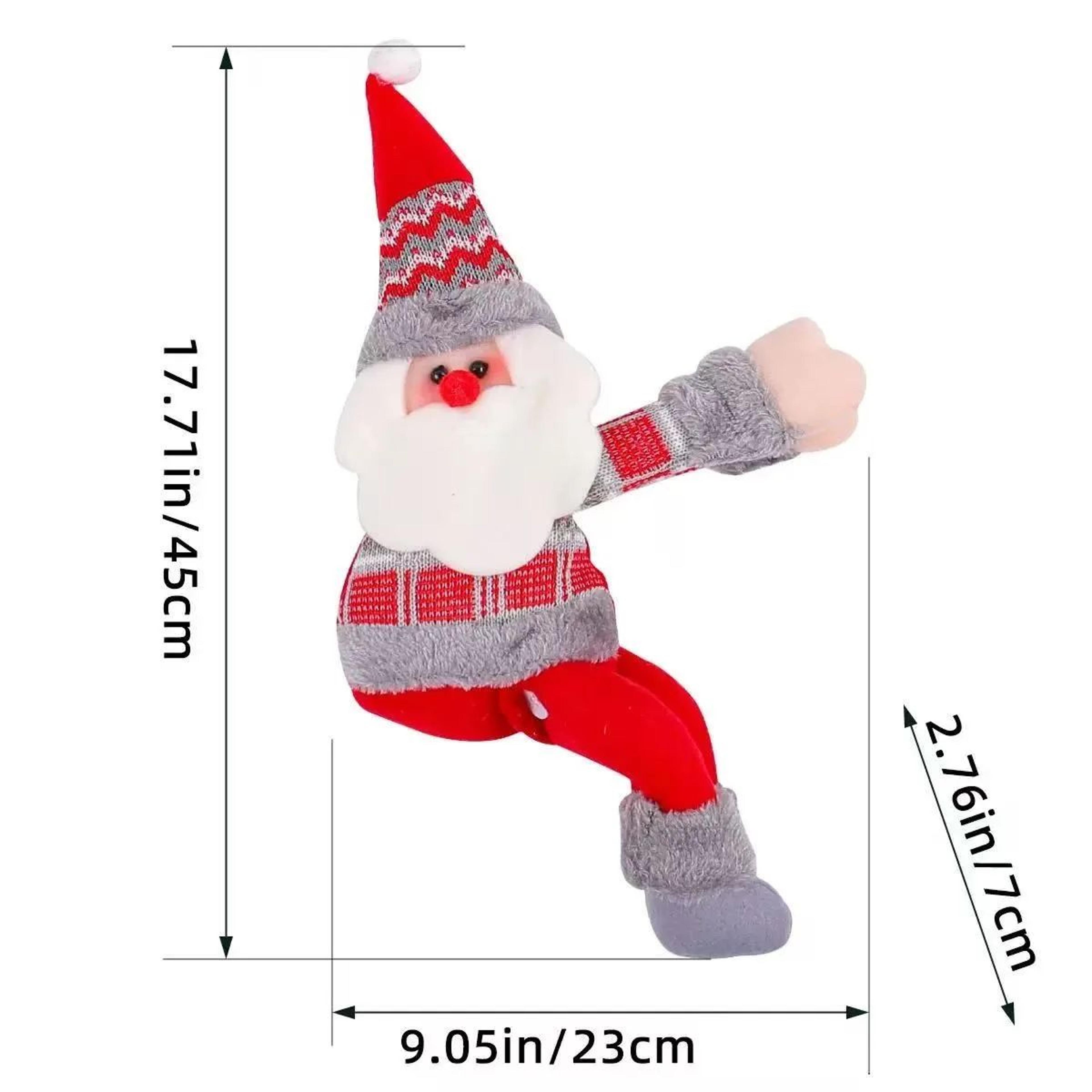 Cute Santa Claus Curtain Buckle Christmas Pendant Chandelier Decoration For Holiday Gift Decoration 7