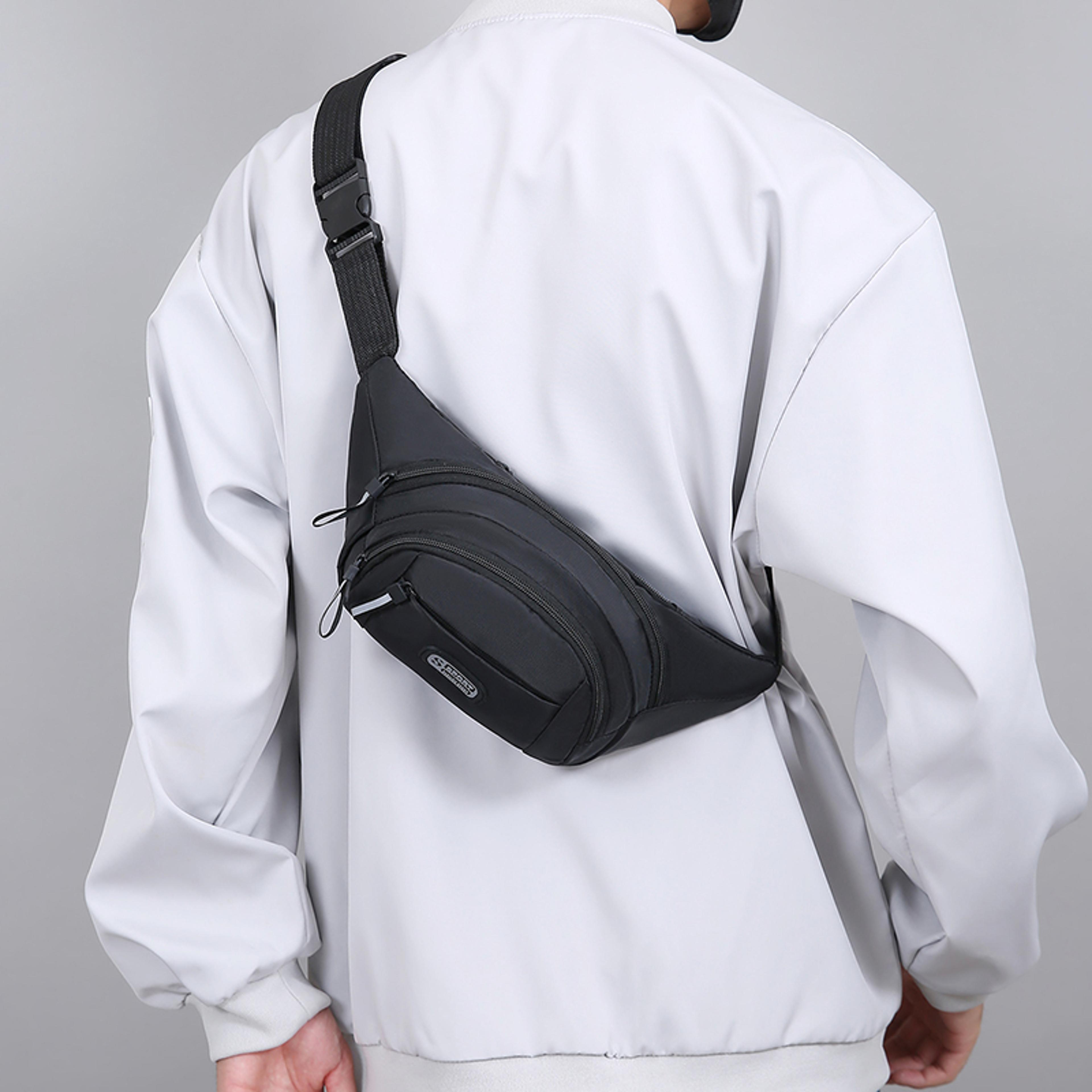 Portable Anti Theft Ultra Thin Mens Large Capacity Fitness Waist Pack For Sports Running Leisure 5