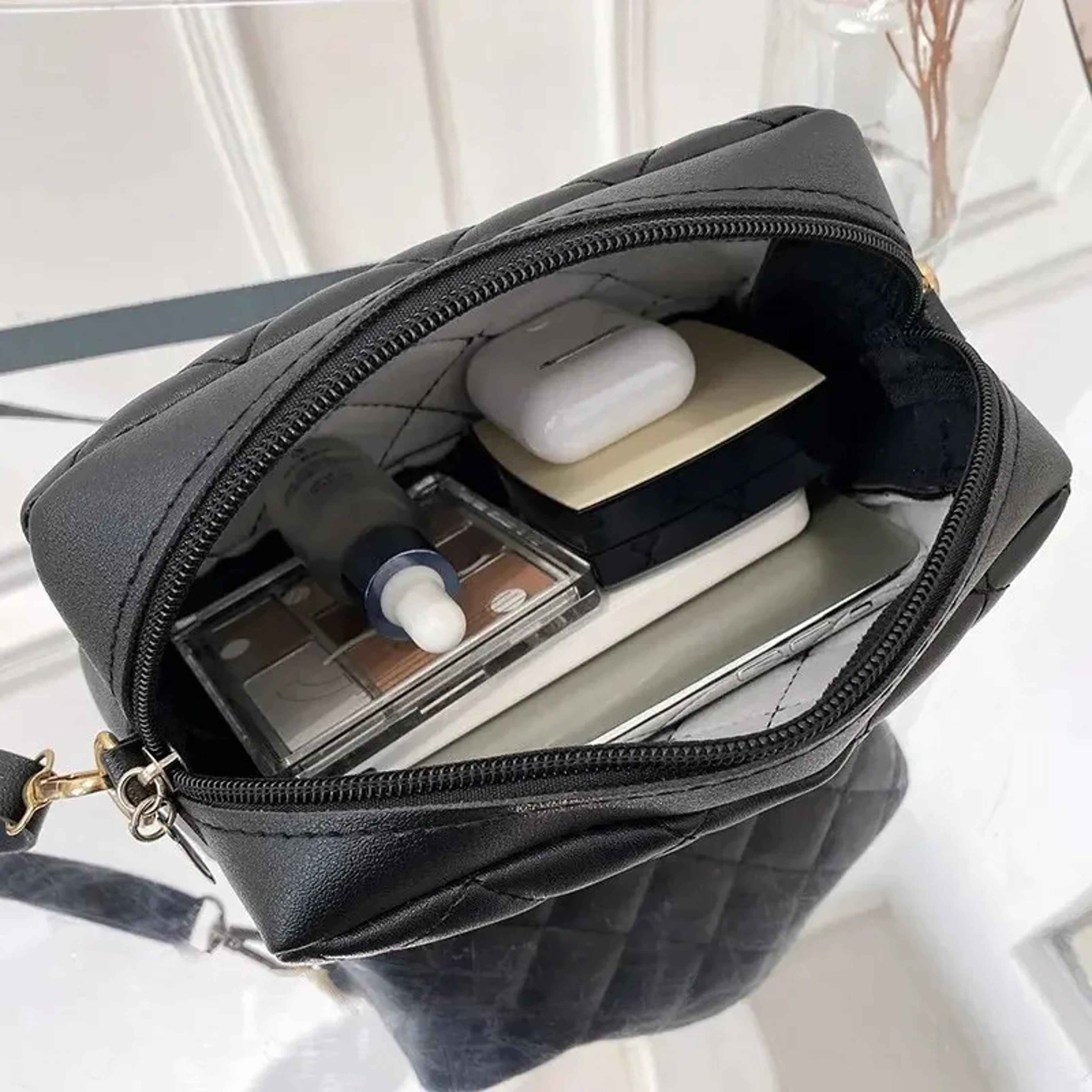 Embroidered Camera Bag Christmas Womens Fashion New Checkered Crossbody 3