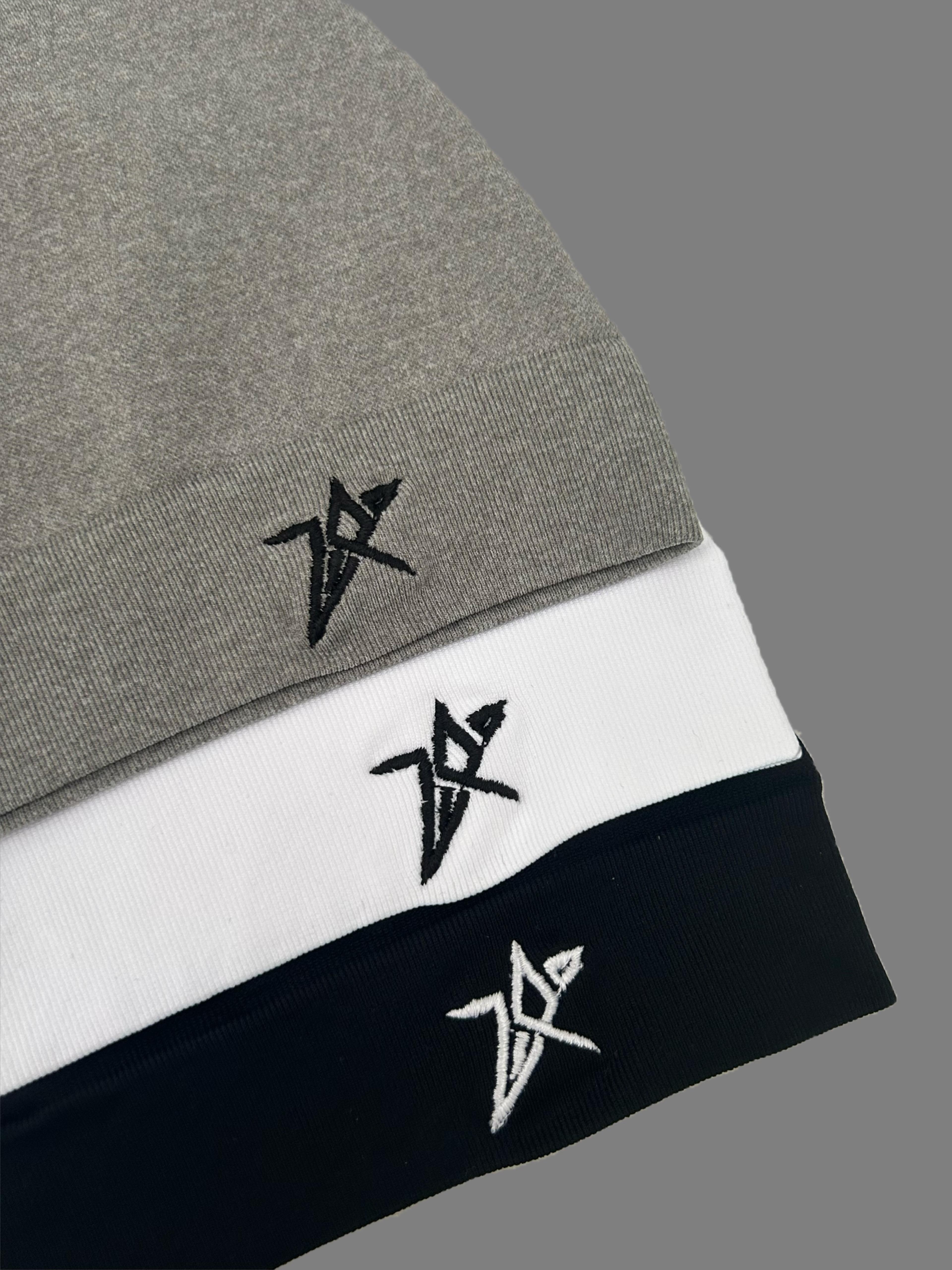 Soft Breathable Star Embroidered Skull Cap Beanie For Hiking Cycling Sports 4