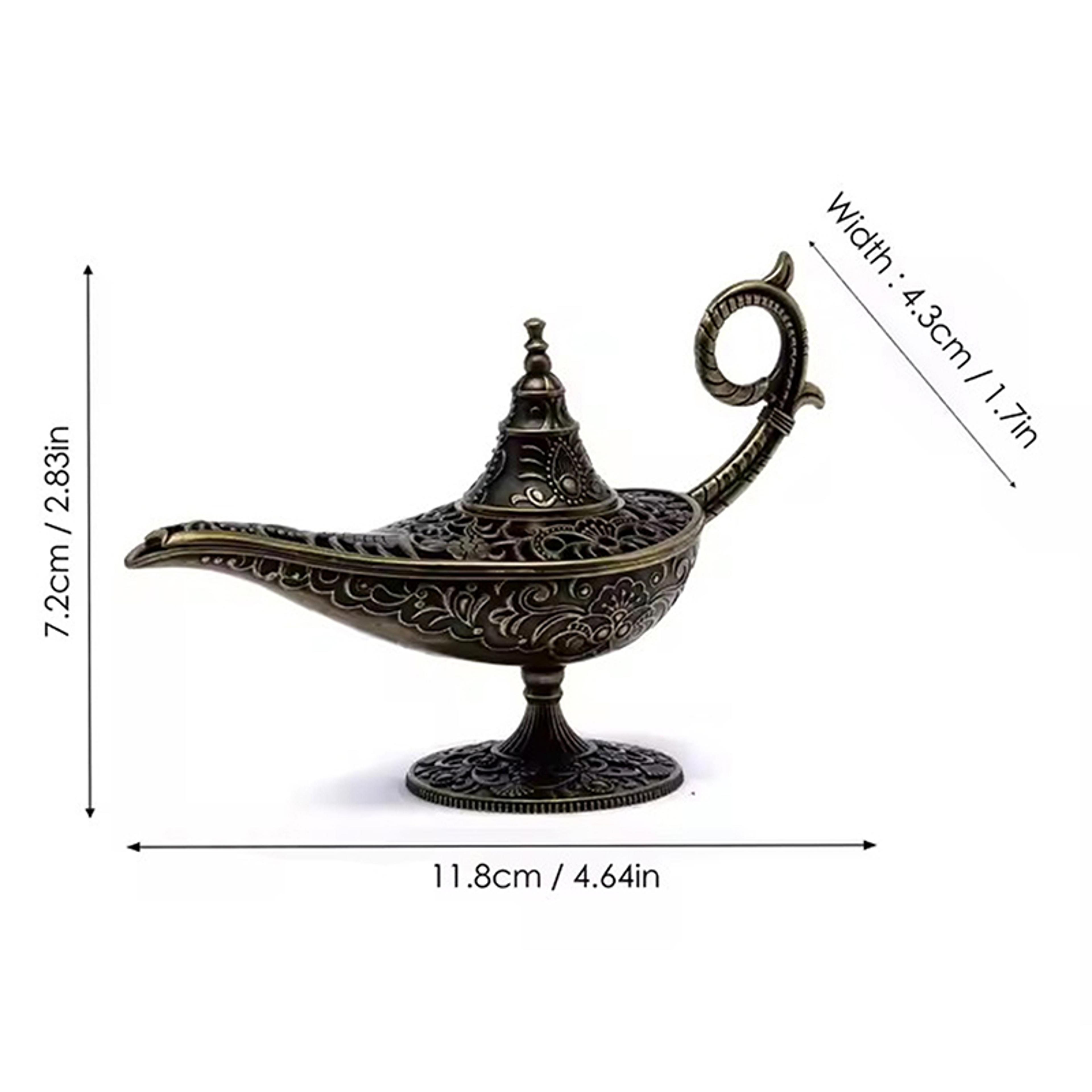 Vintage Metal Incense Burner Antique Style Lamp Scented Candle Holder Ideal Home Decor Gift 5