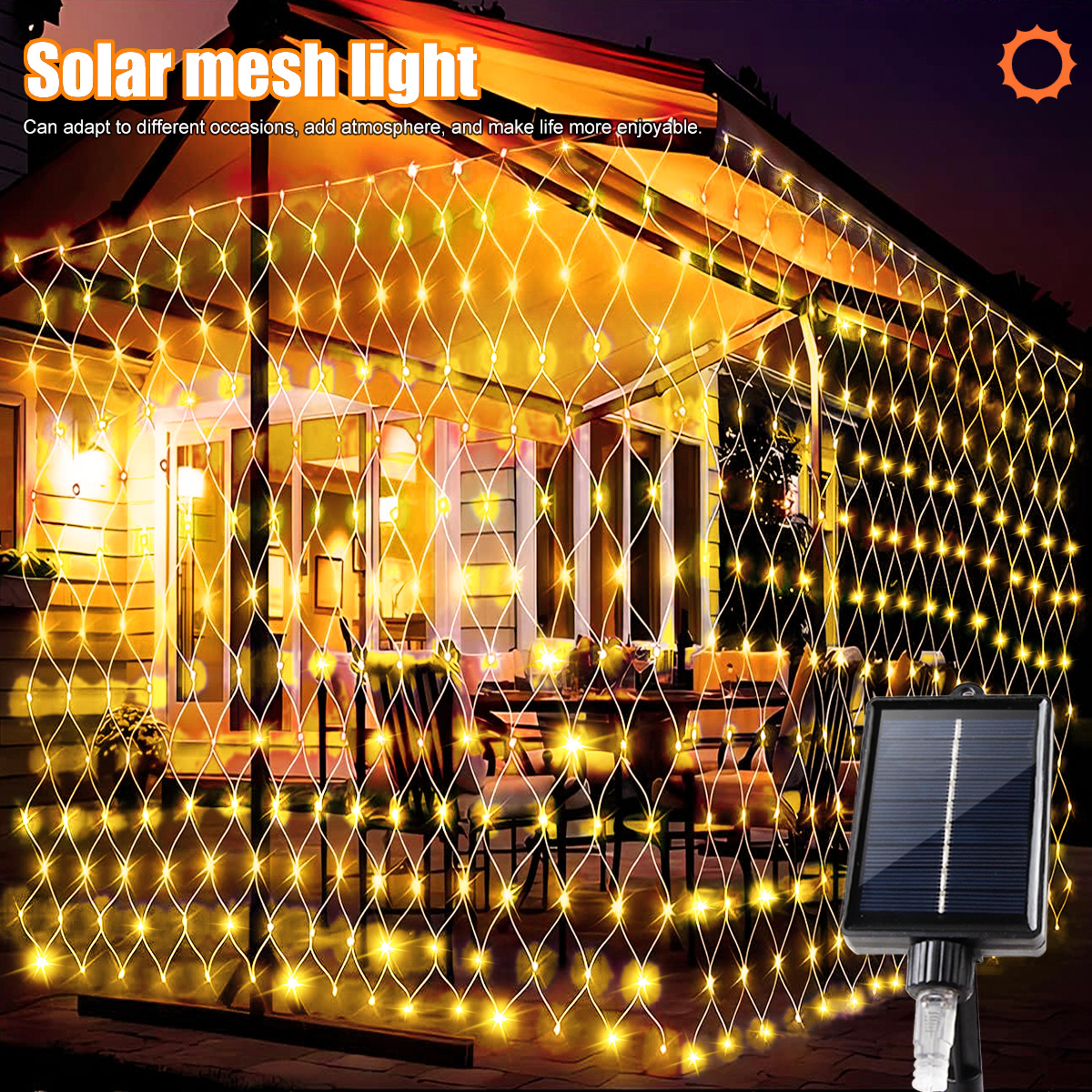 Mesh Solar Lights Outdoor Waterproof For Garden Patio Balcony Mall Landscape 1