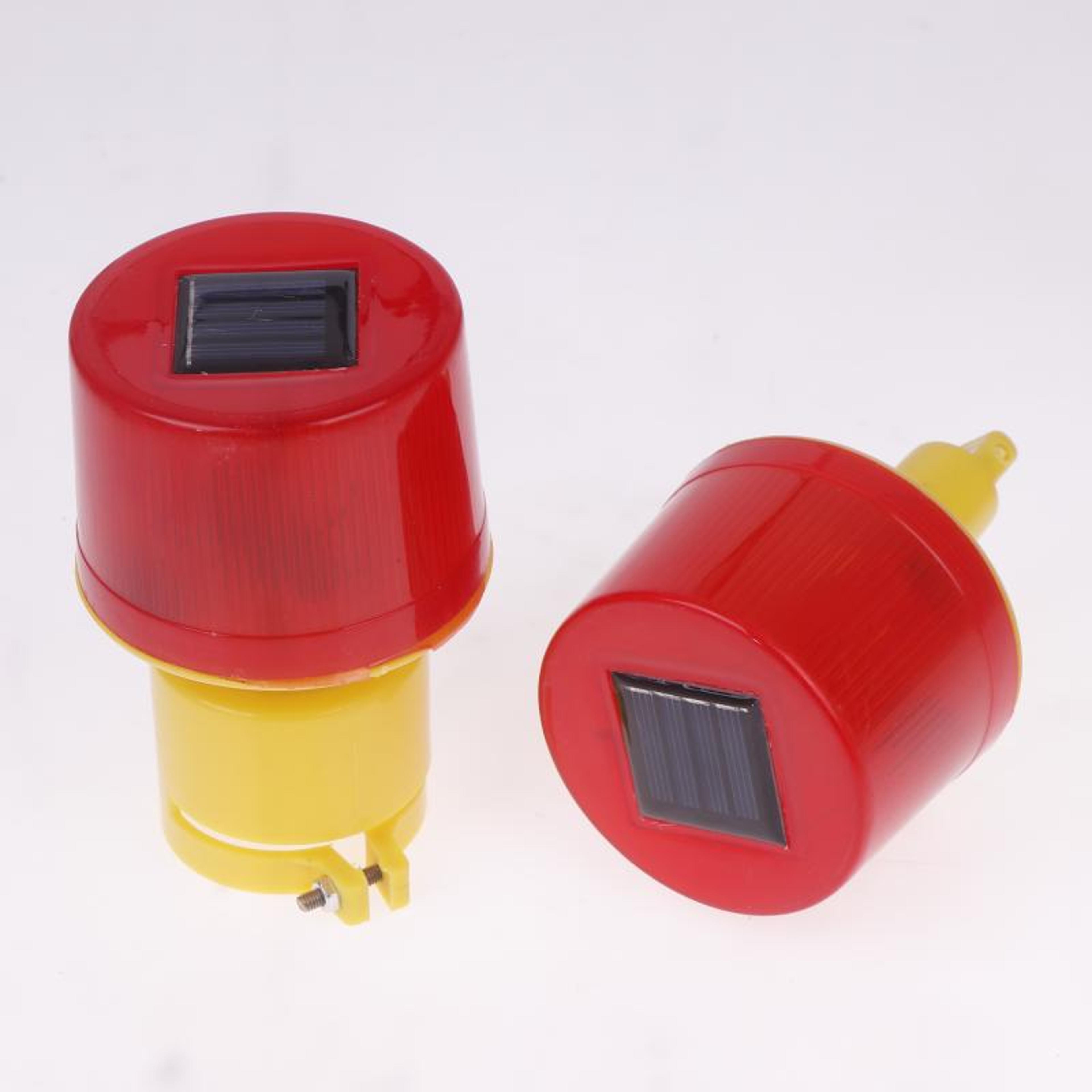 Solar LED Emergency Light Solar Traffic Tower Crane Warning Lamp For Road Construction And Harbor U 0