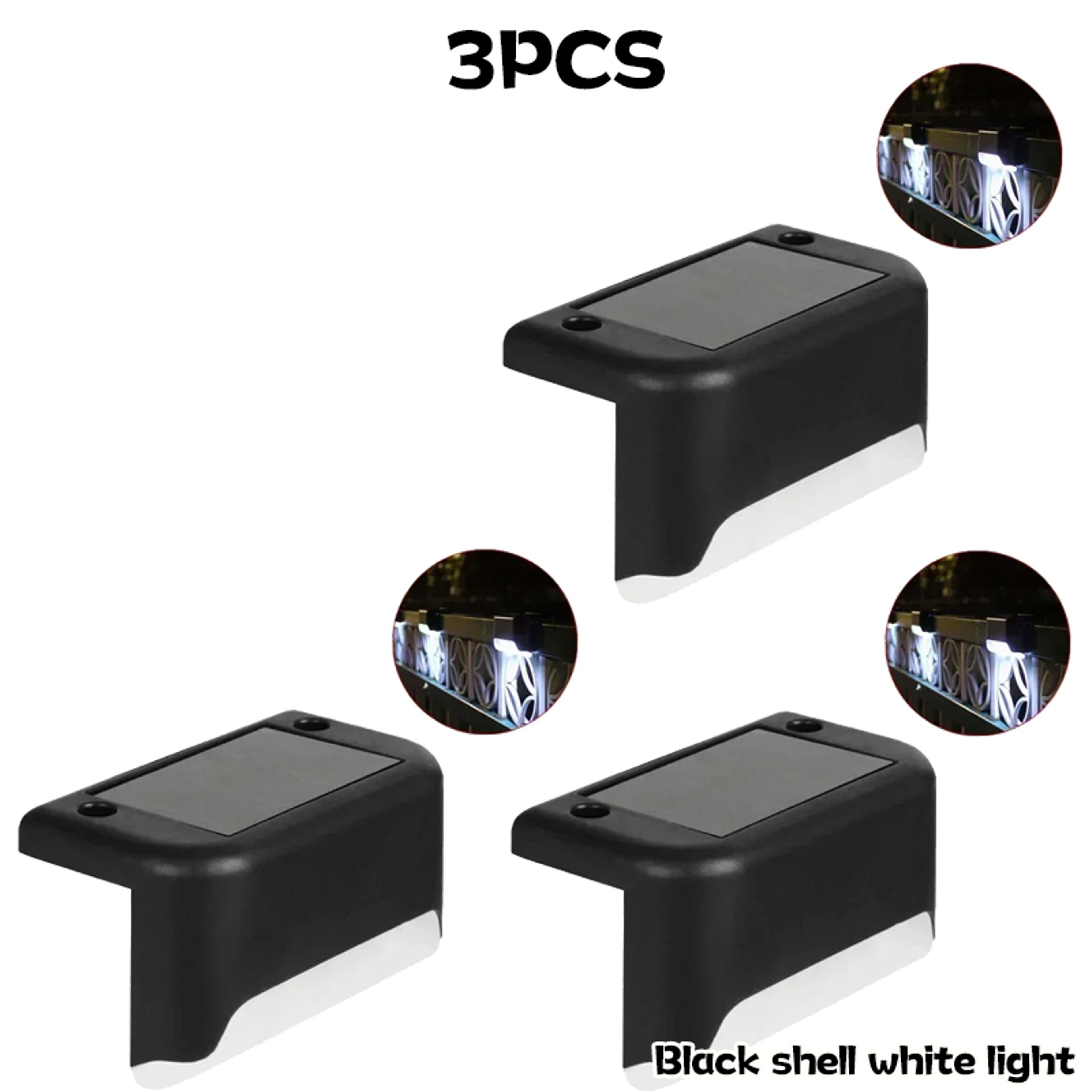 Outdoor Step Lights Solar LED Deck Lights For Stairs Fence Yard Pathway Waterproof 7