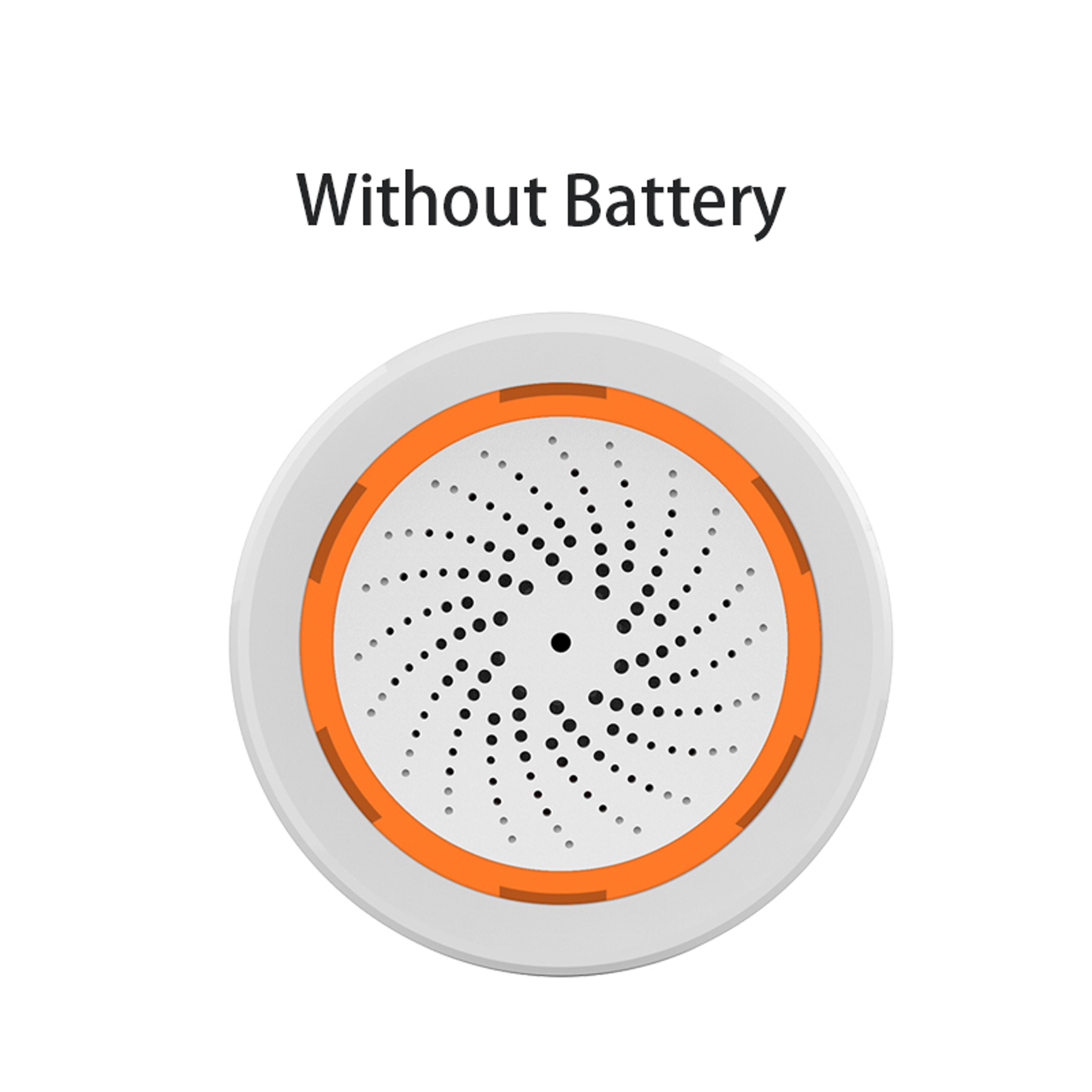 Smart Siren Alarm 90dB Sound  Light Home Security Compatible With Zigbee 30 Tuya ZigBee Hub 6