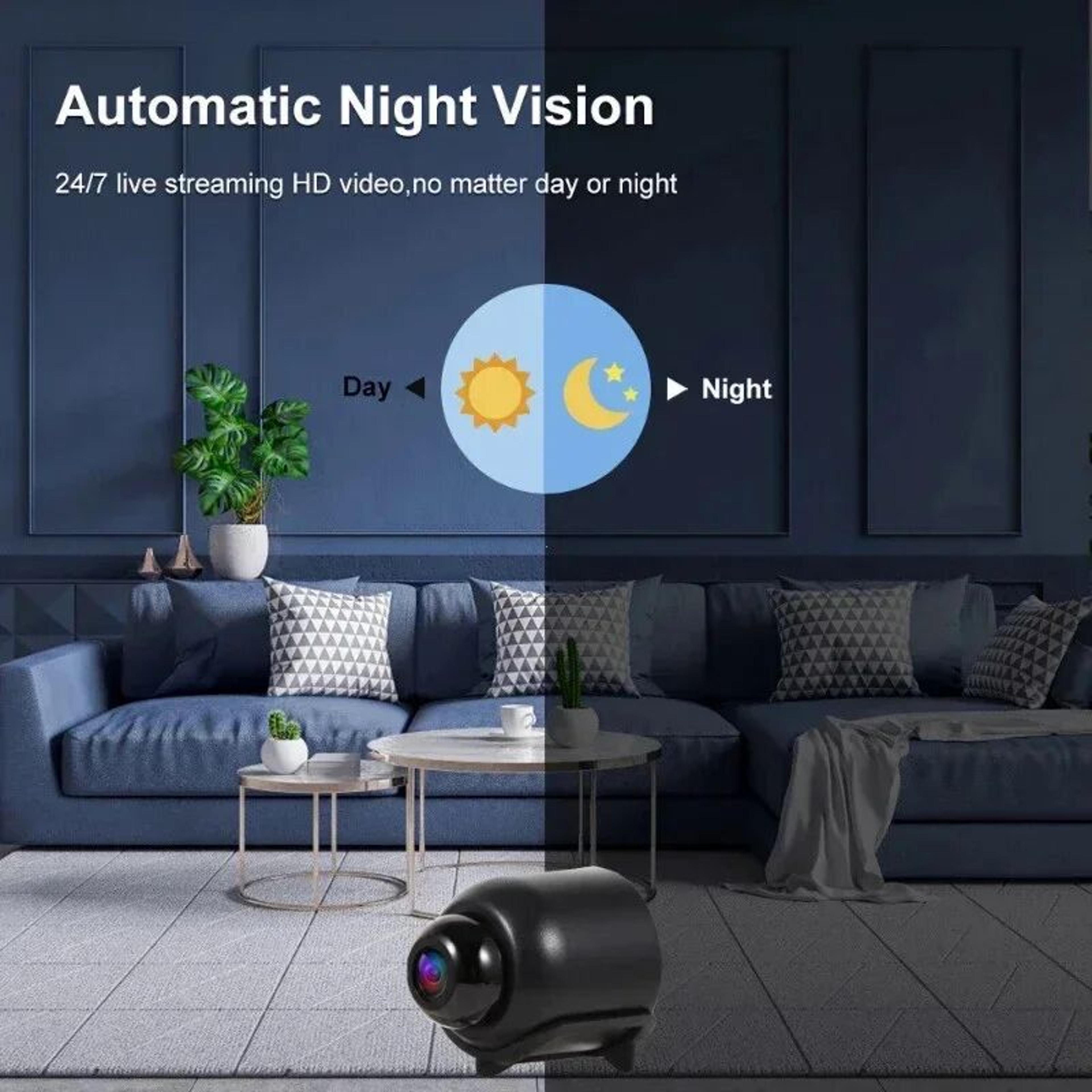 WiFi Baby Monitor Wireless Security Camera Recorder Night Vision For Indoor Safety Home Surveillanc 4