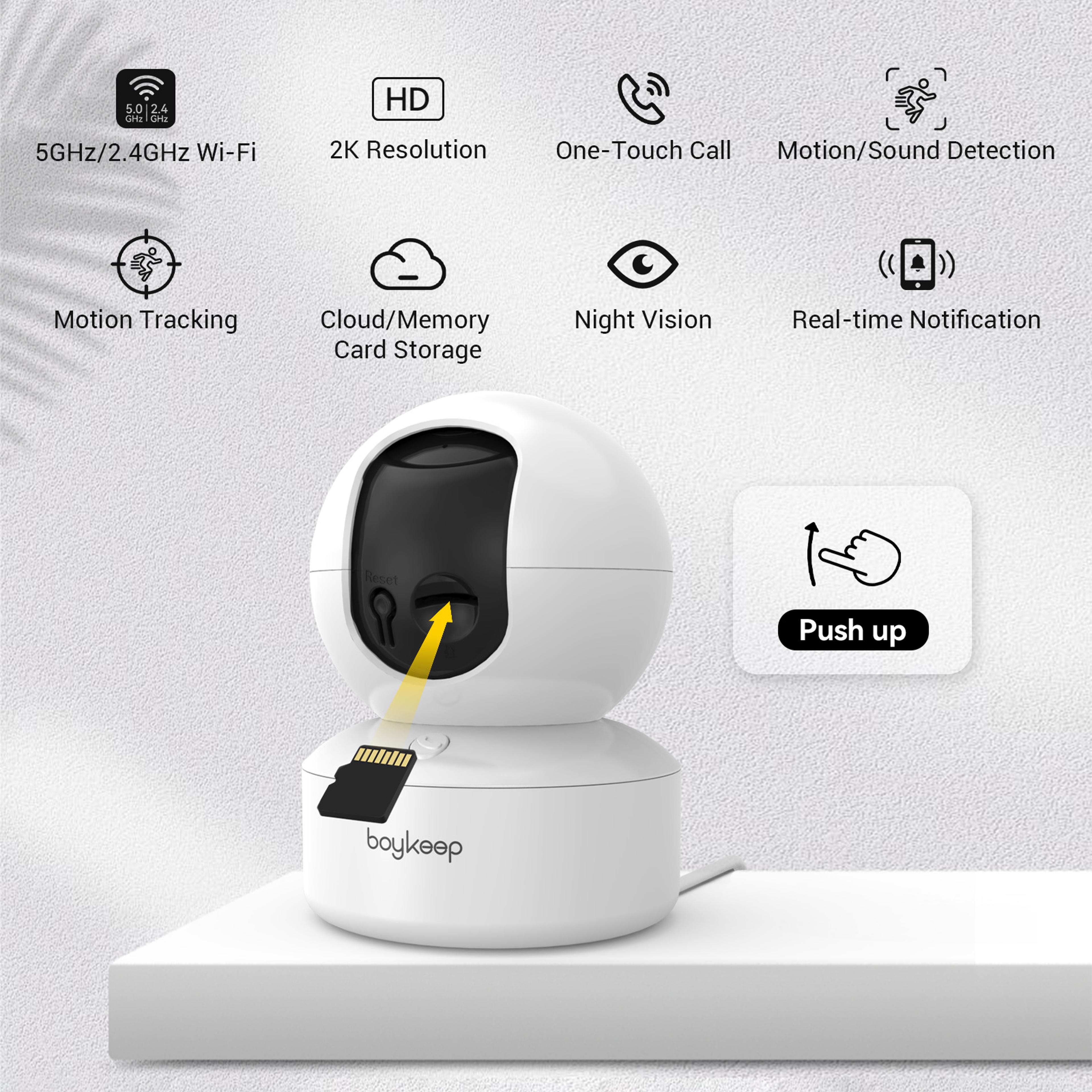 Smart Camera  Indoor Wifi Surveillance Pan  Tilt Night Vision 4