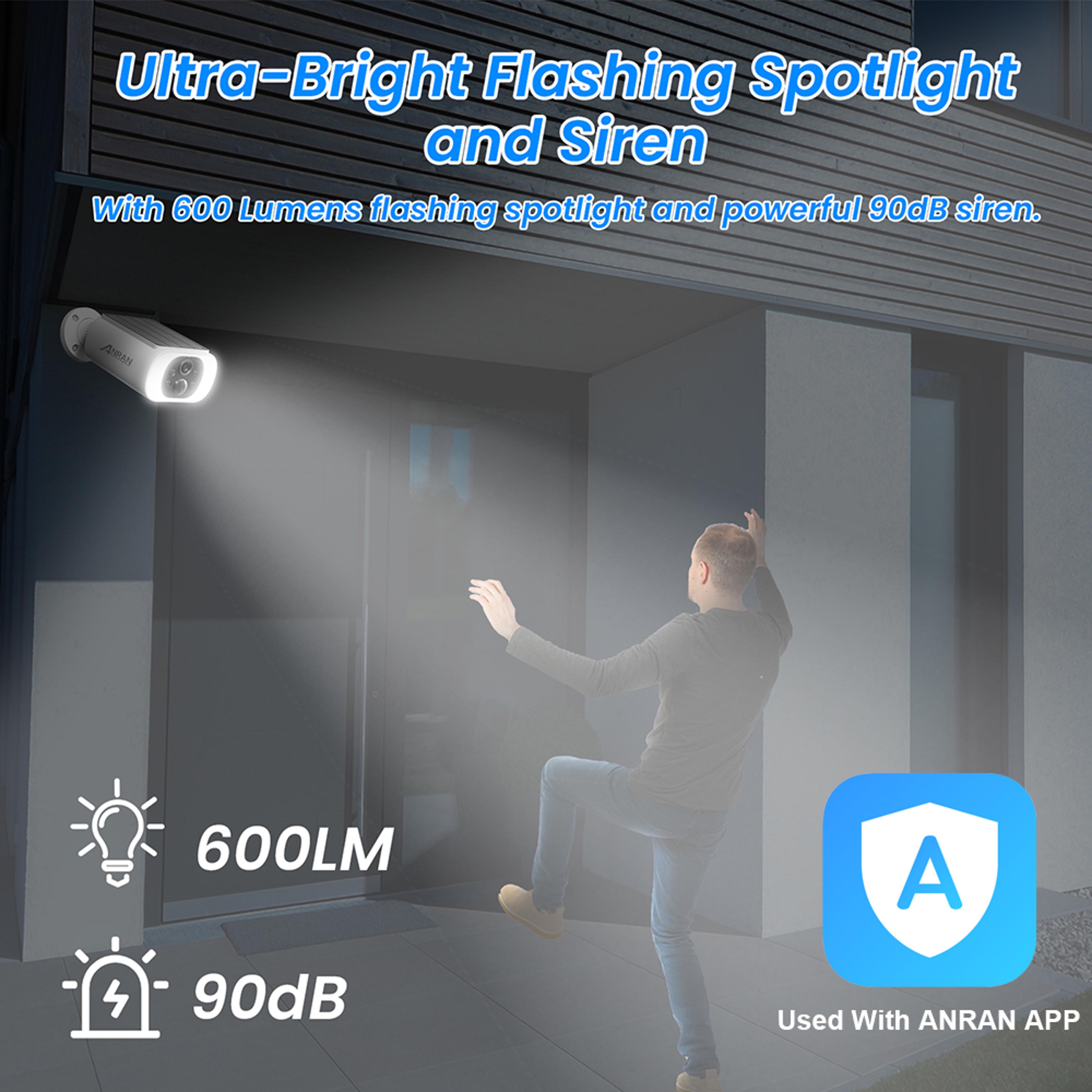 Solar Security Camera Outdoor Wireless Camera With WIFI BatteryPowered Camera 2