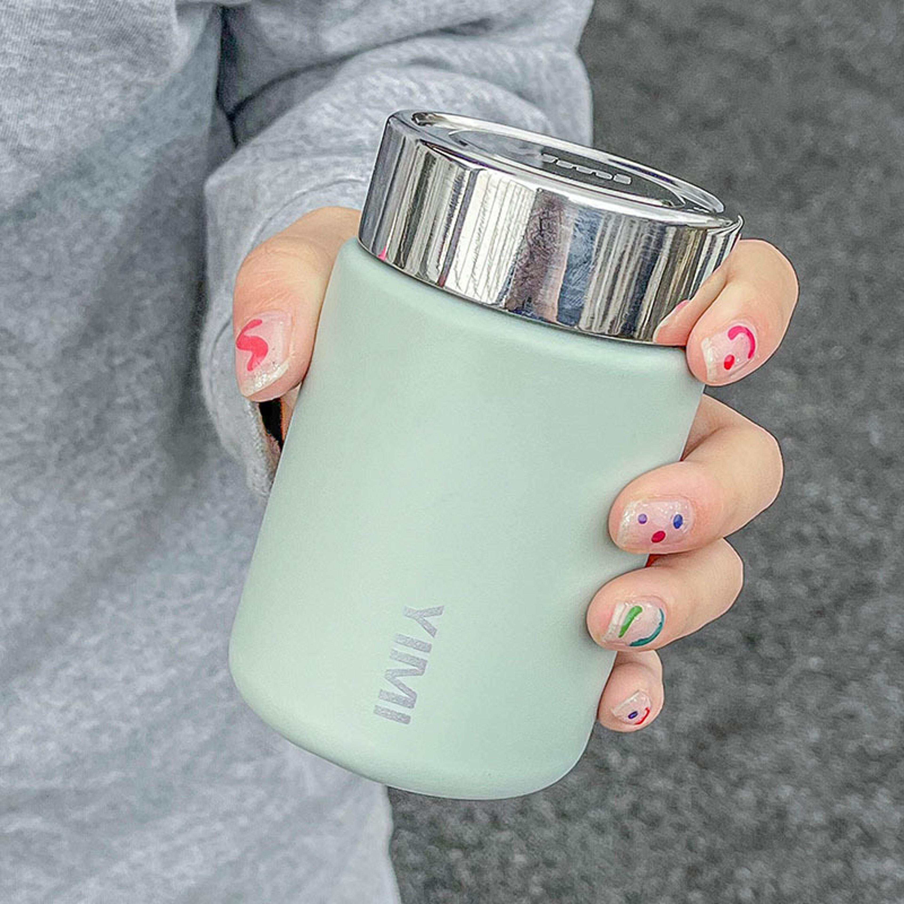Stainless Steel Mini Insulated Cup Portable Coffee Cup For Girls Simple Compact Convenient Househol