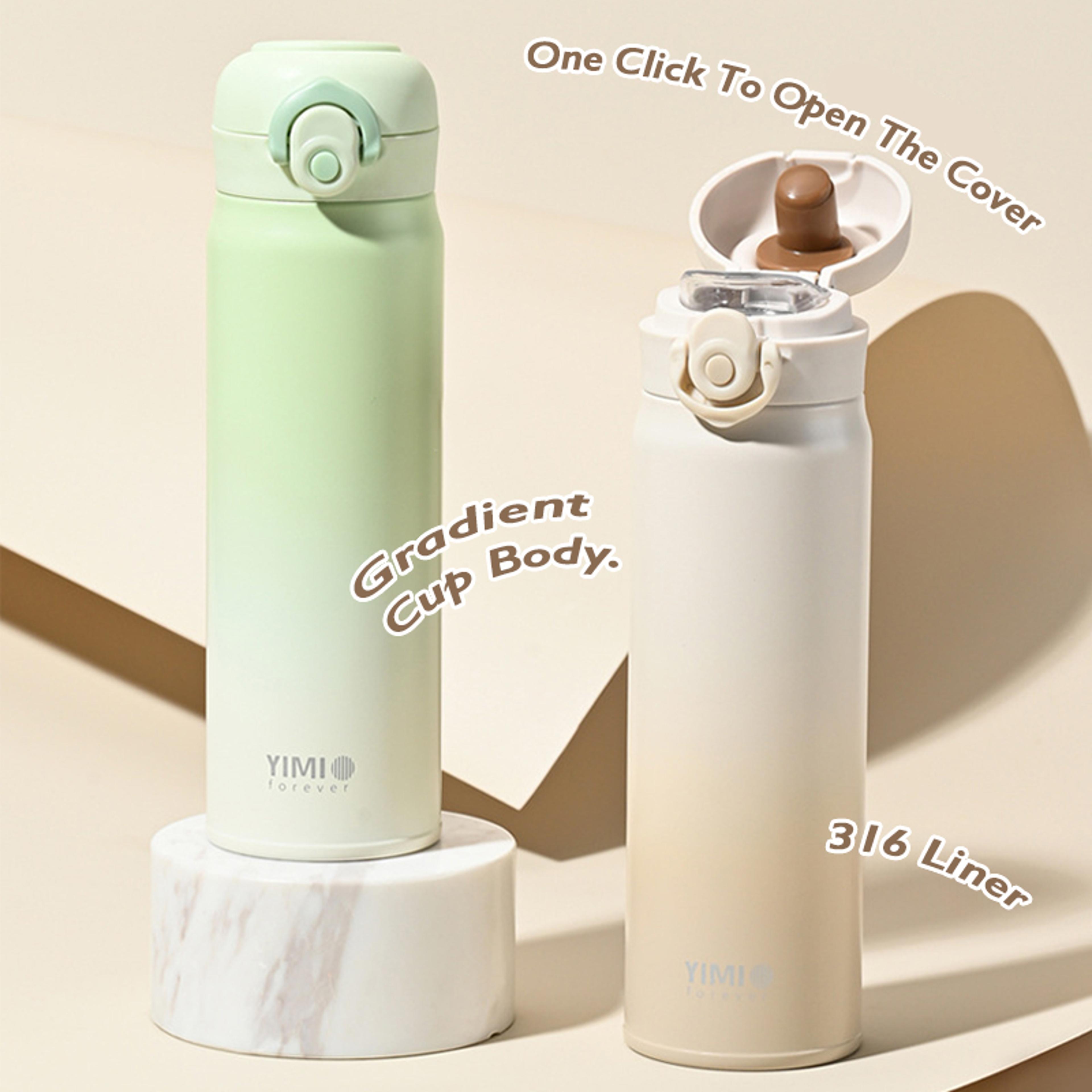 Vacuum Insulated Stainless Steel Thermos Portable Tumbler Thermal Water Bottle Coffee Cup Large Cap 4