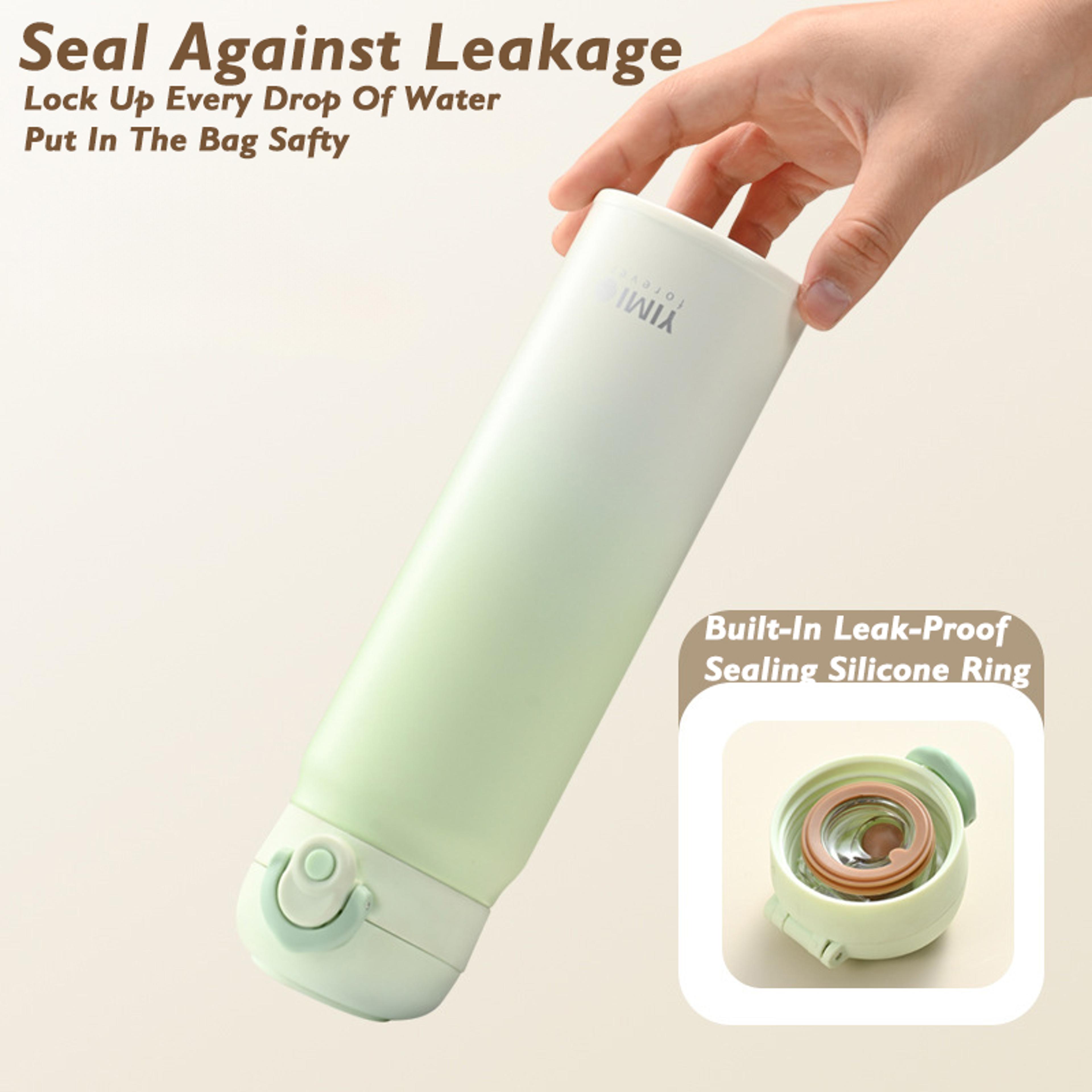 Vacuum Insulated Stainless Steel Thermos Portable Tumbler Thermal Water Bottle Coffee Cup Large Cap 5