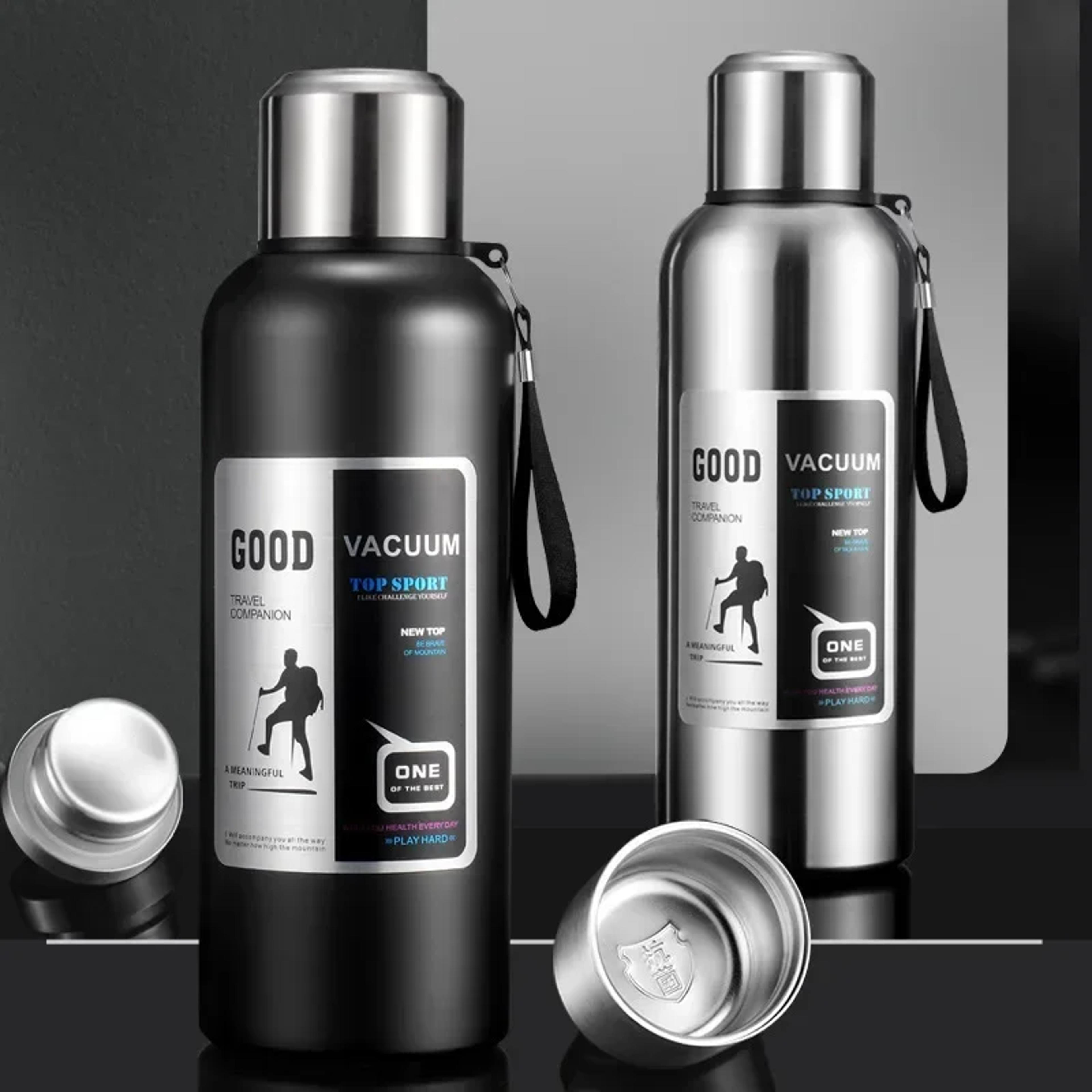 stainless steel insulated travel mug, large capacity cold thermal thermos, tea coffee water bottle, insulation flask pot