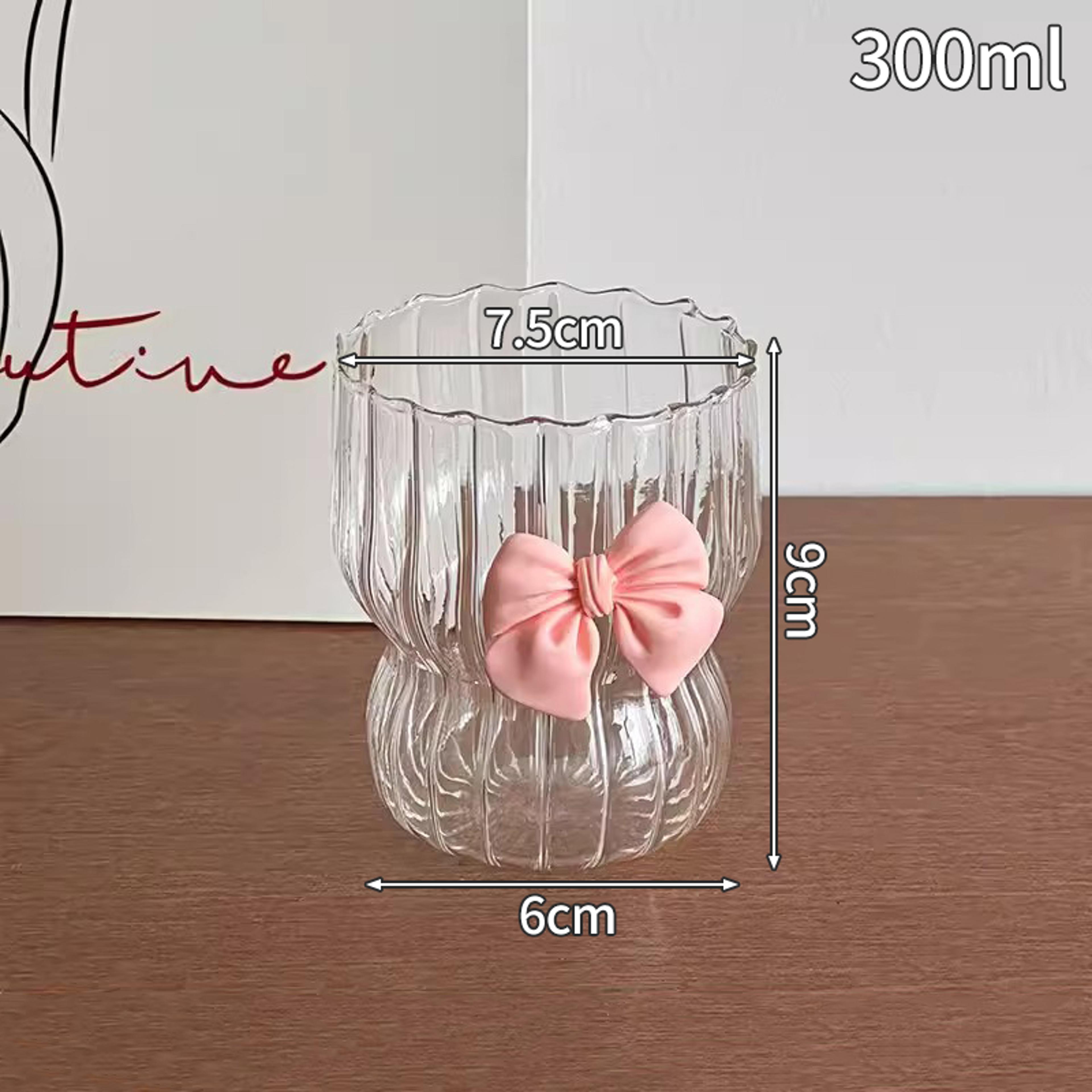 Creative Wave Shape Iced Coffee Tumbler Cup Transparent Drinking Glass Ripple Water Juice Milk Tea  14